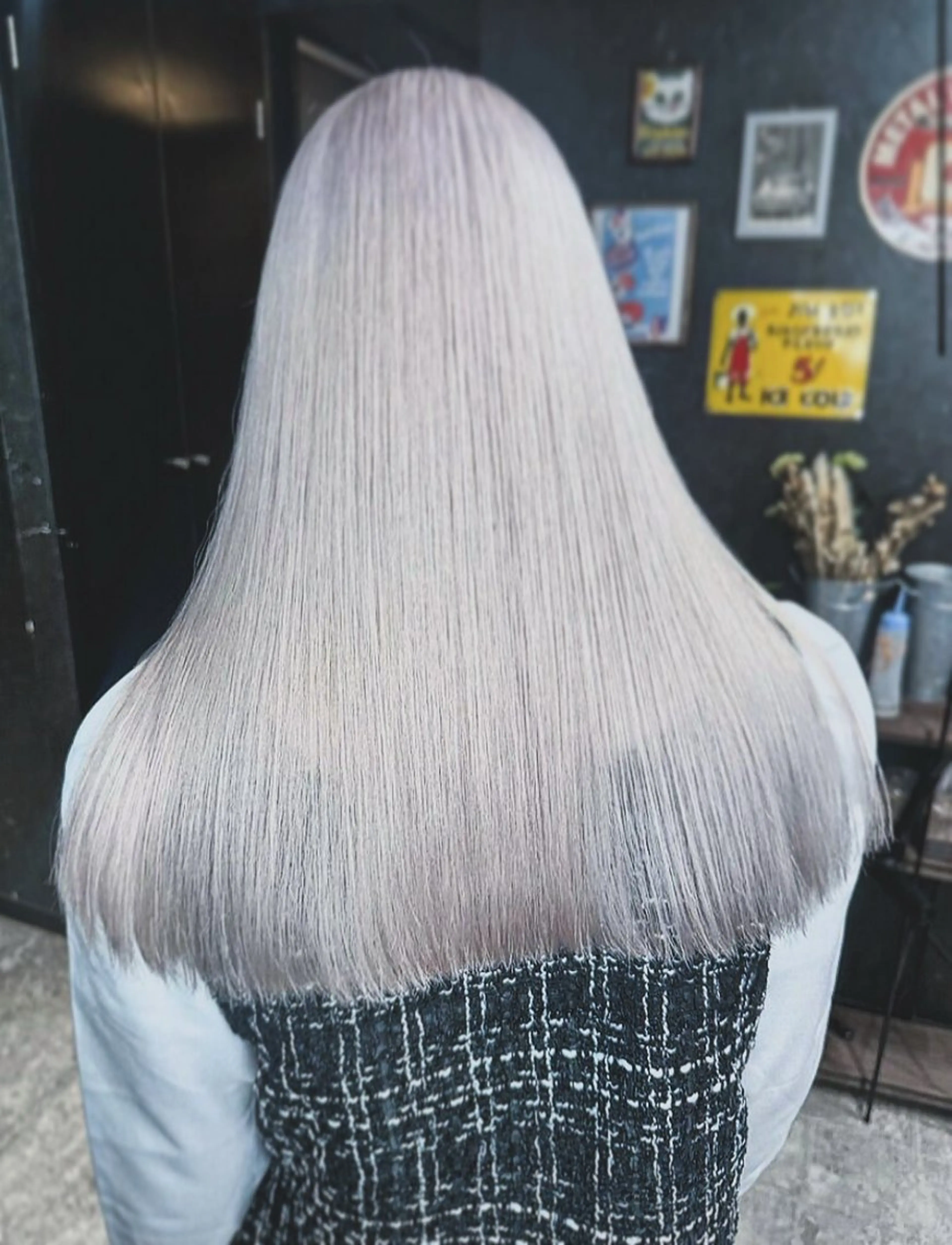 ロング カラー ヘアカラー エクステ エクステ×ブリーチ 😈一ノ瀬千暁😈のヘアスタイル