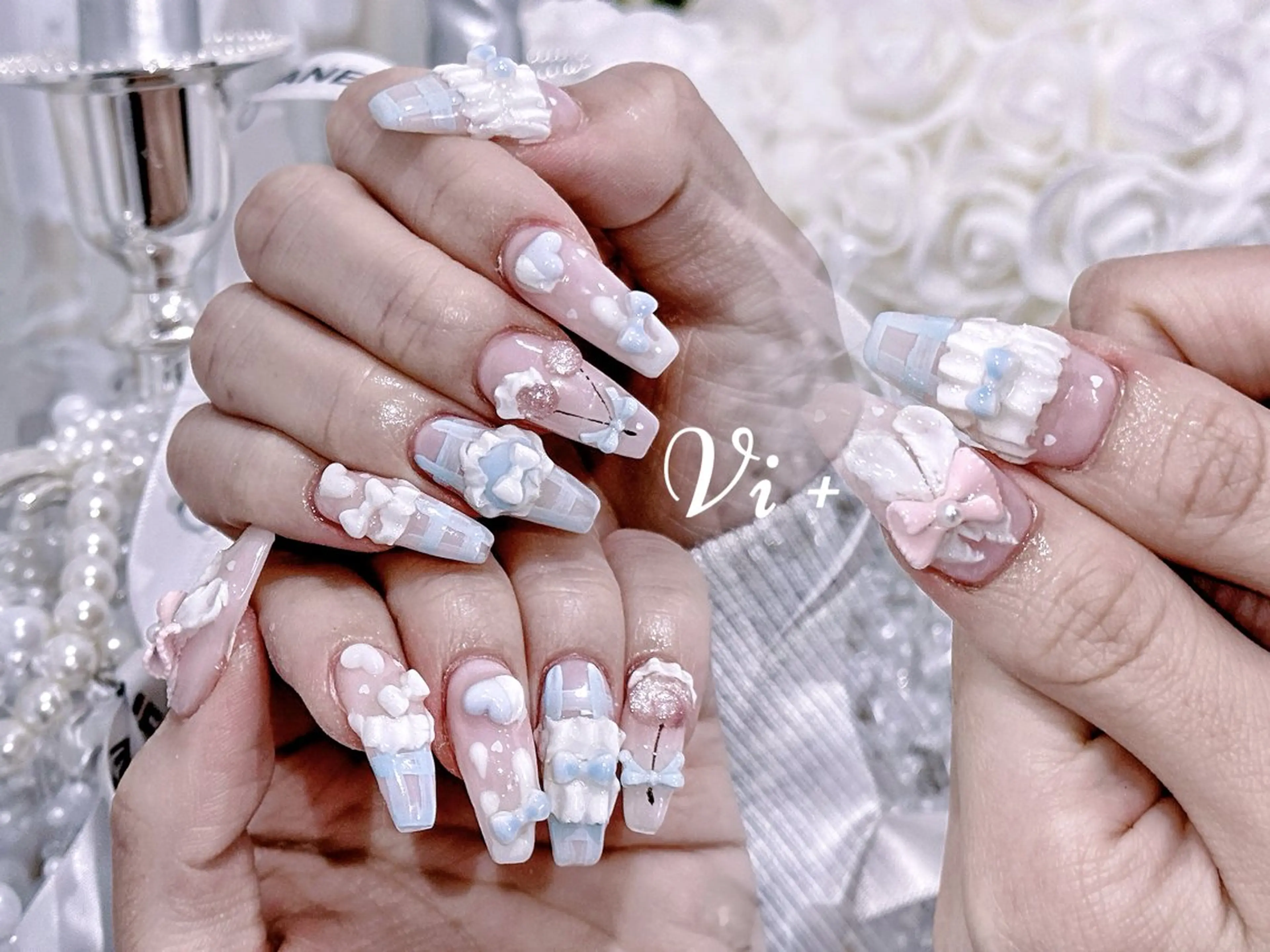 ネイル ハンドネイル ✨Nailsalon Vi+✨のネイルデザイン