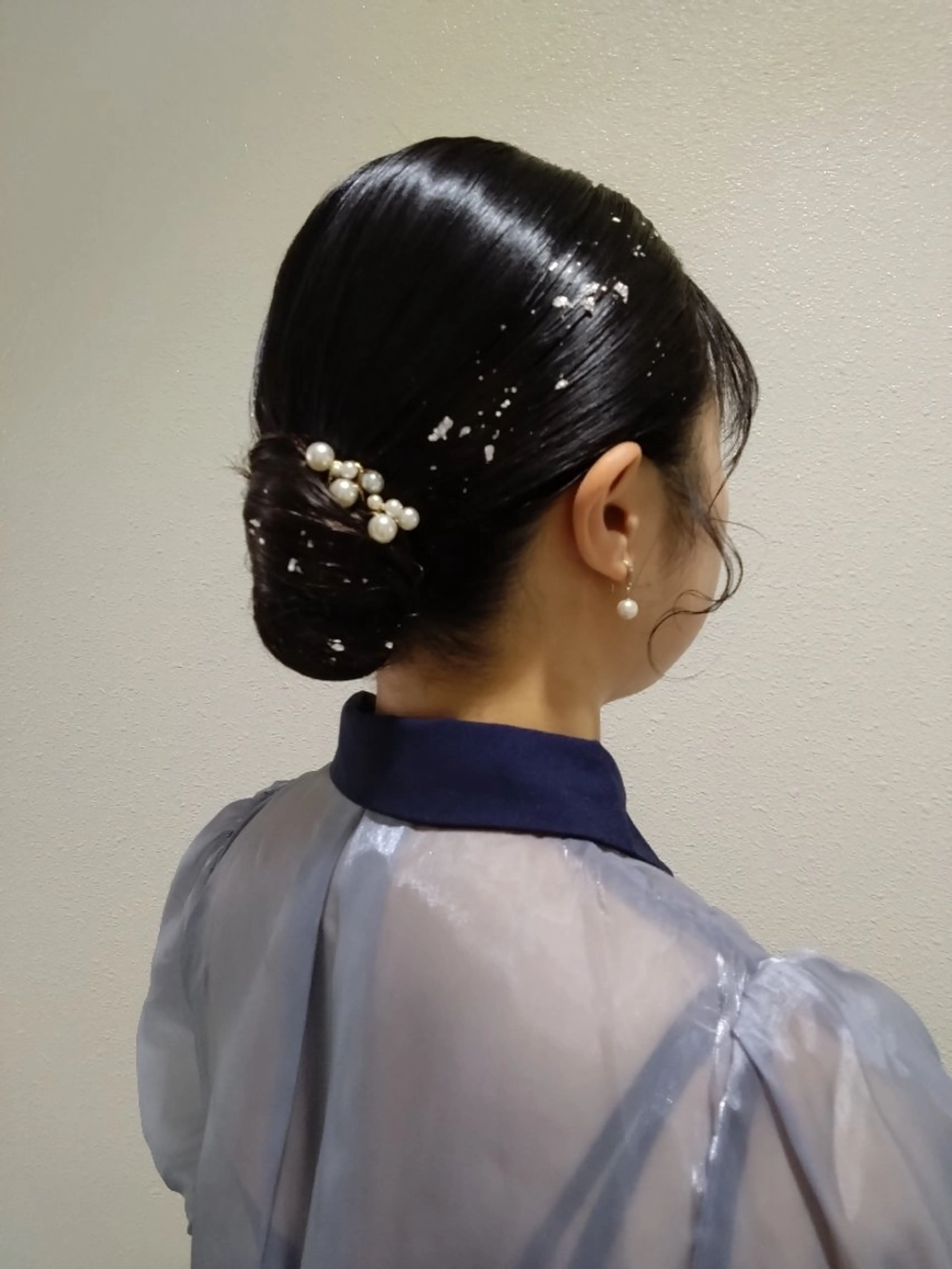 セミロング ヘアアレンジ ヘアセット Hair&Make  Delight*のヘアスタイル