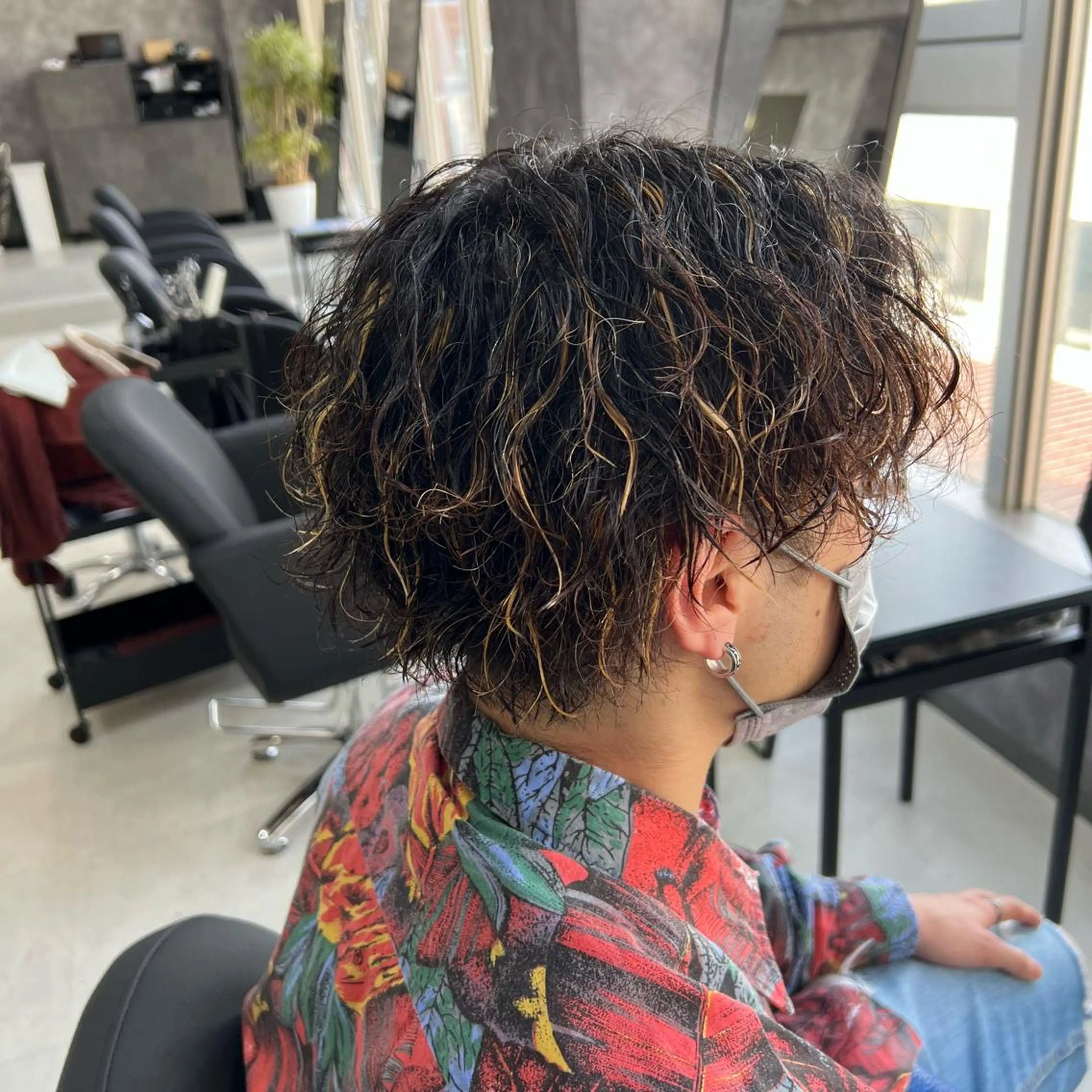 【🌟メンズ限定🌟】カット+ケアパーマ+カラーの写真