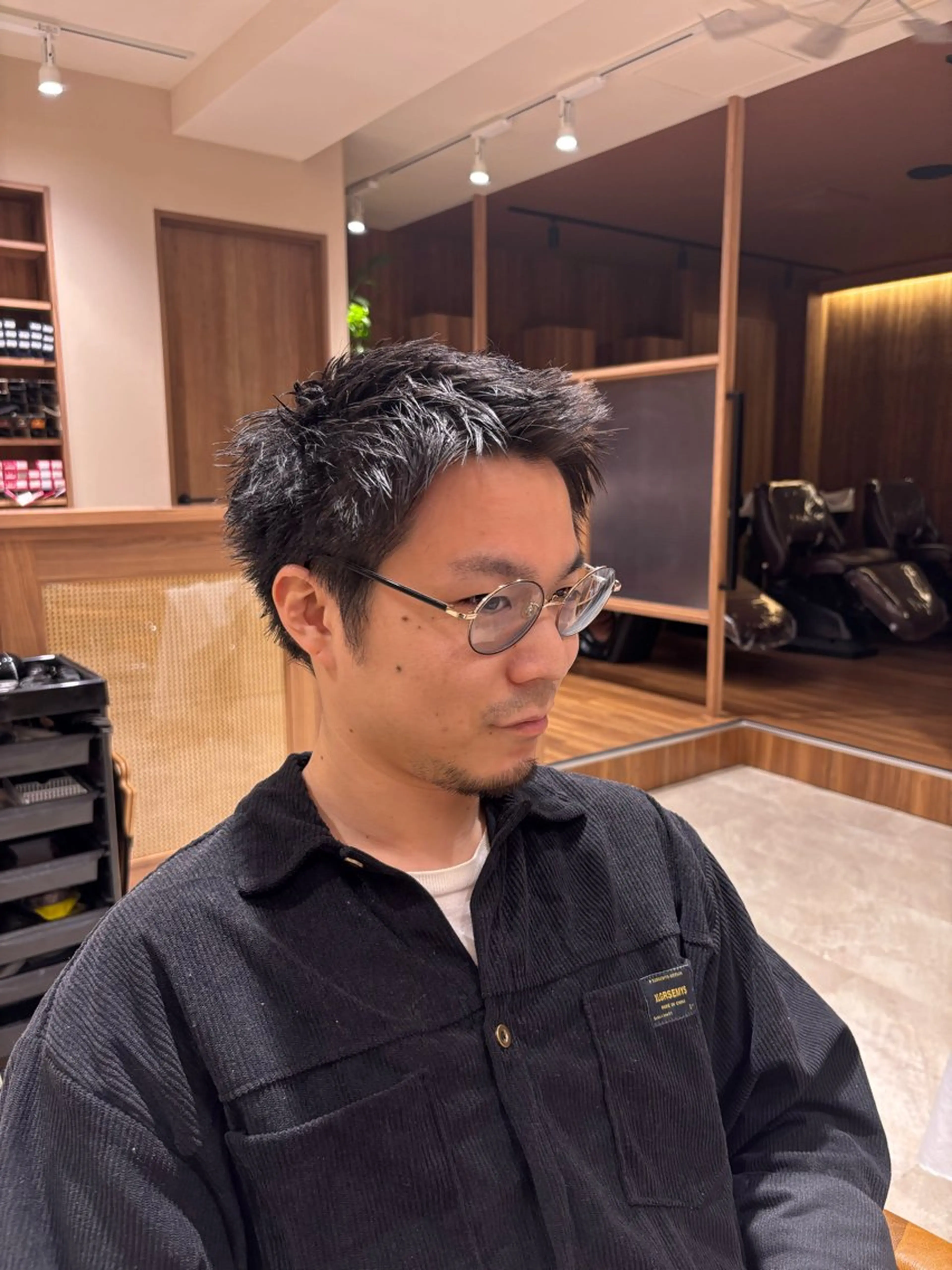 ショート [メンズ限定] ASH瀬谷大久保誠人のヘアスタイル