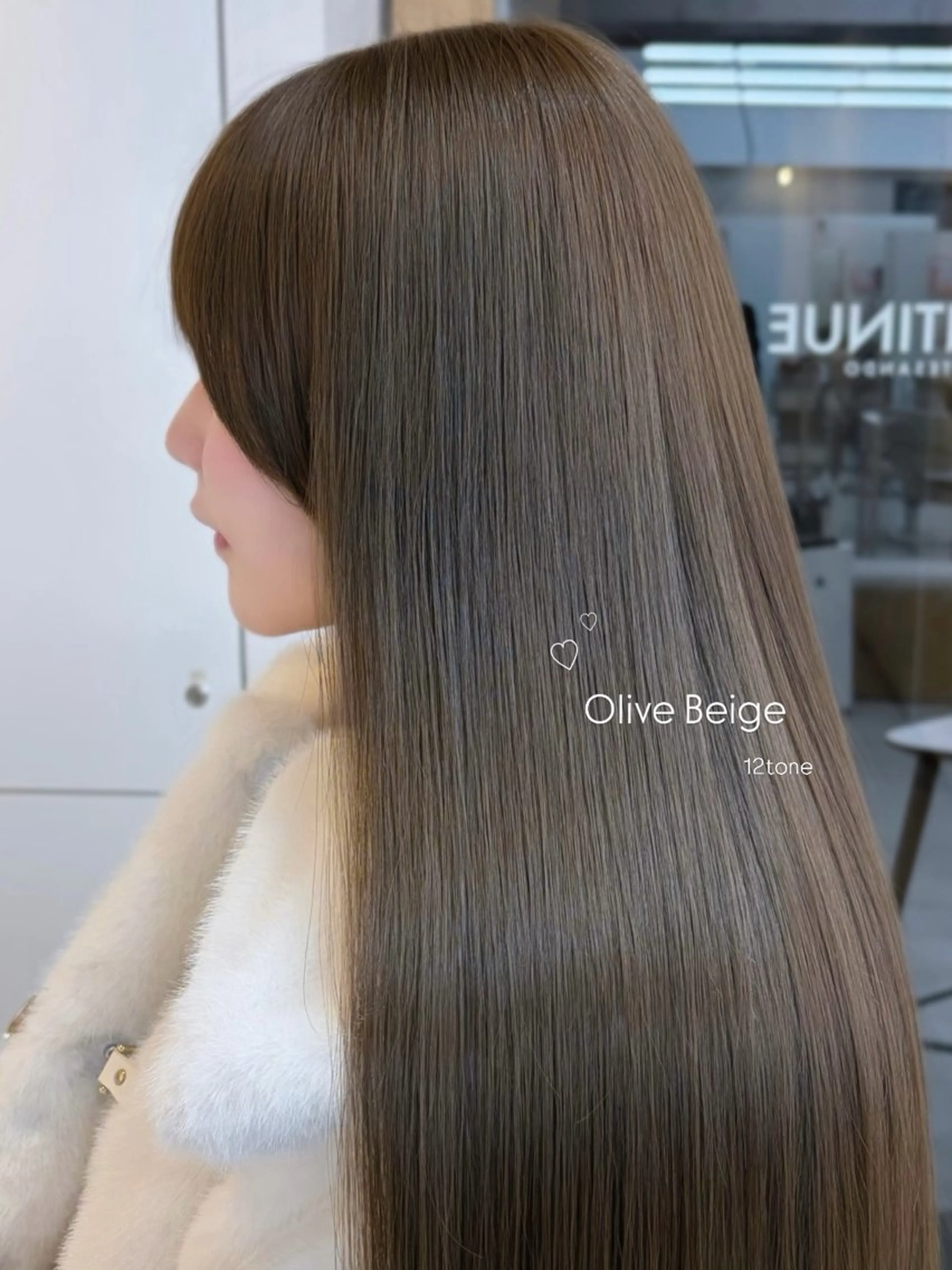 ロング カラー ヘアアレンジ ヘアカラー トリートメント ヘアセット 透け感ベージュ🤎 韓国ヘアtakutoのヘアスタイル