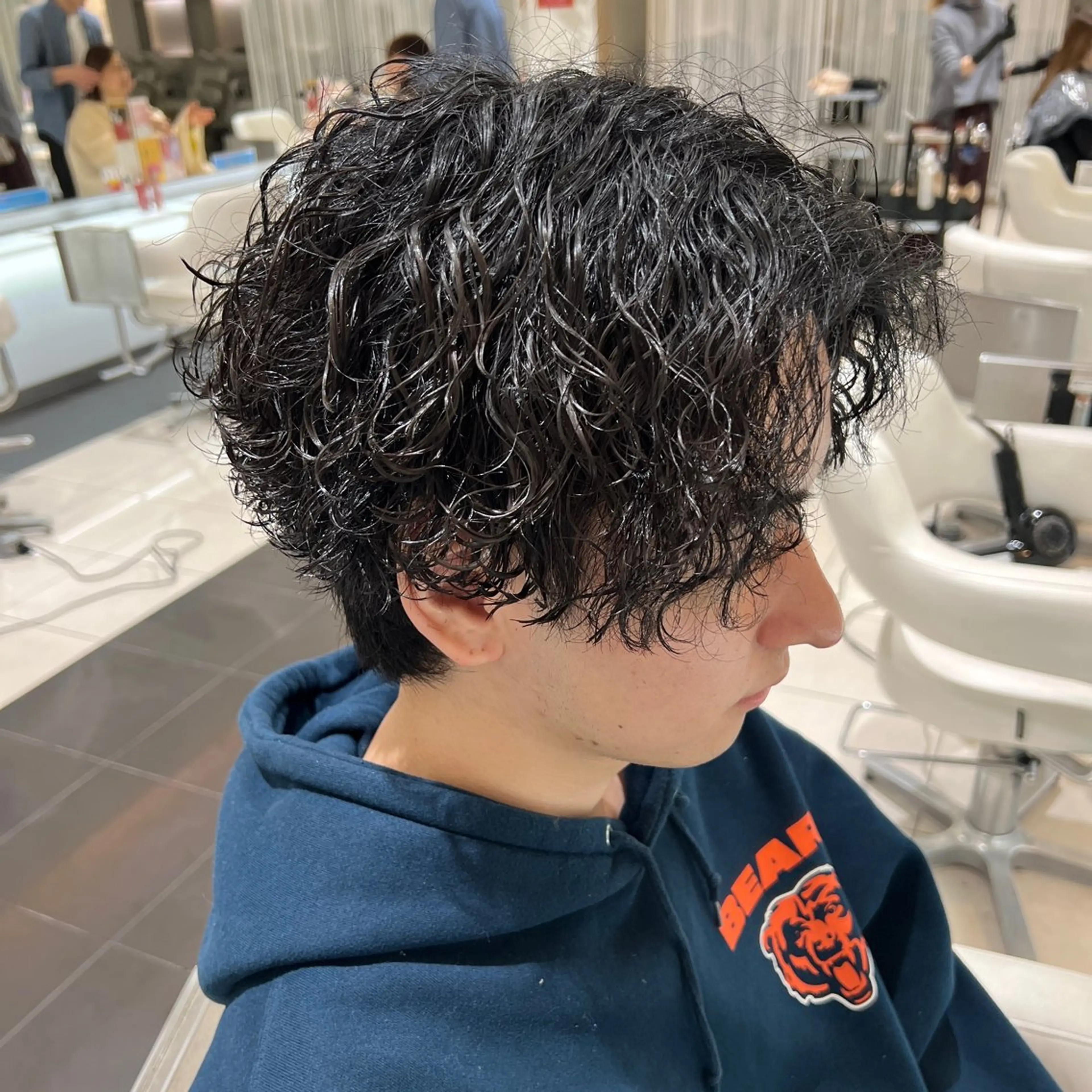 パーマ メンズ メンズパーマ ニュアンスパーマ NYNY姫路本店 メンズパーマ藤川時也のヘアスタイル