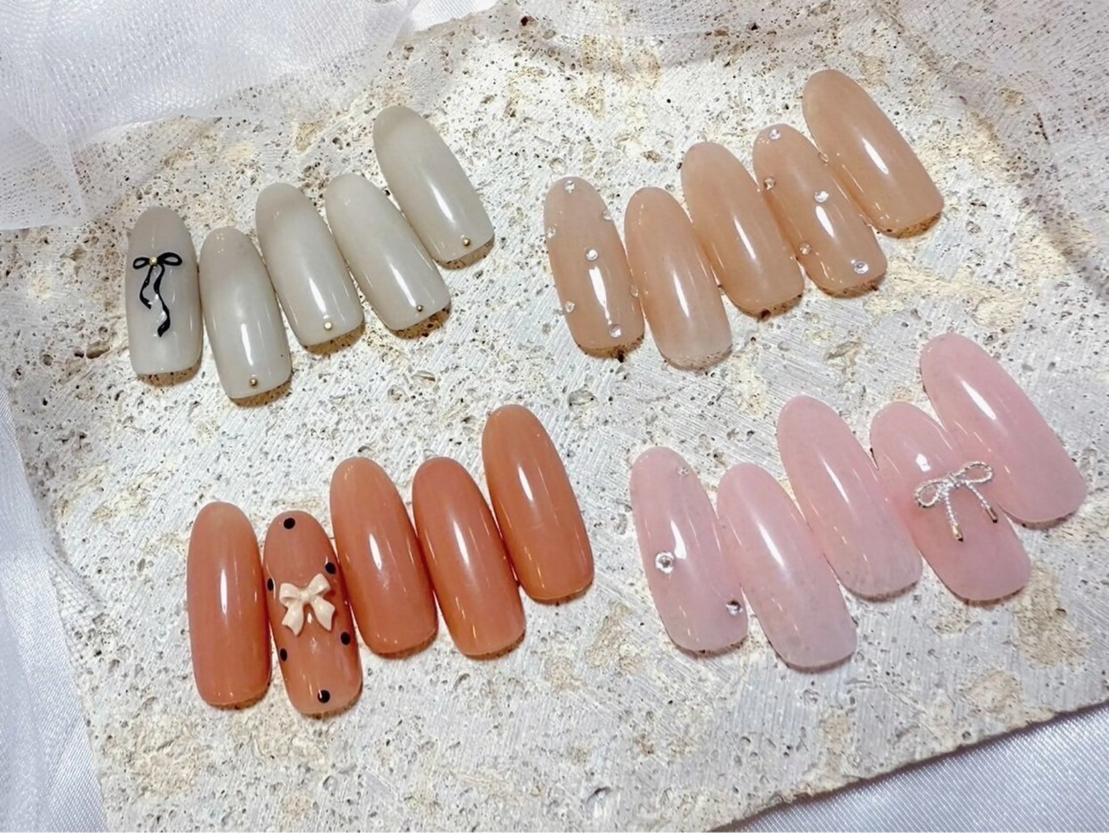 ・<オフ/ケア込>ハンド💅◆シンプルコース💍※サンプルから選択の写真