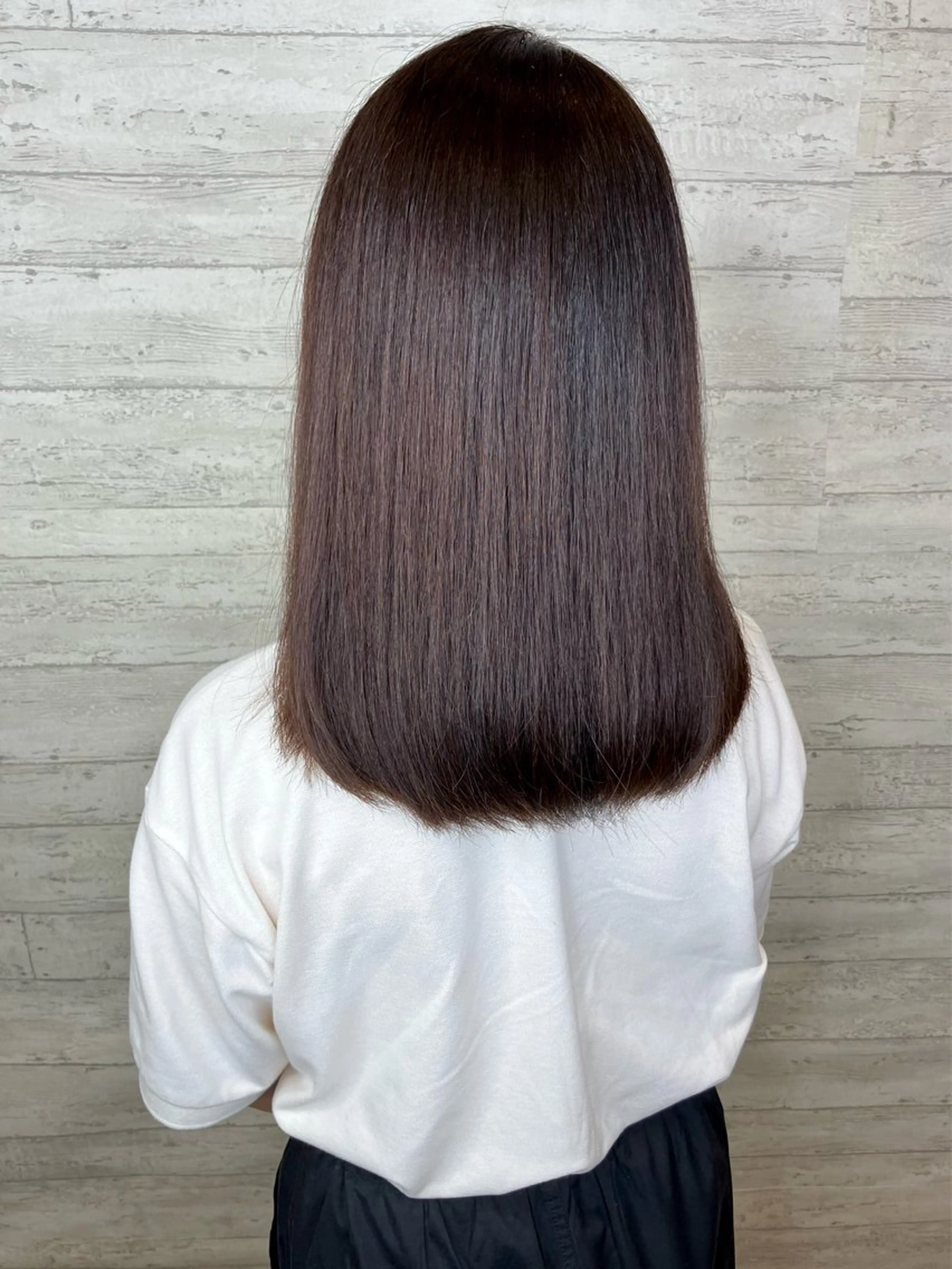 セミロング カラー ブラウンカラー 小池 穂果/ 府中のヘアスタイル