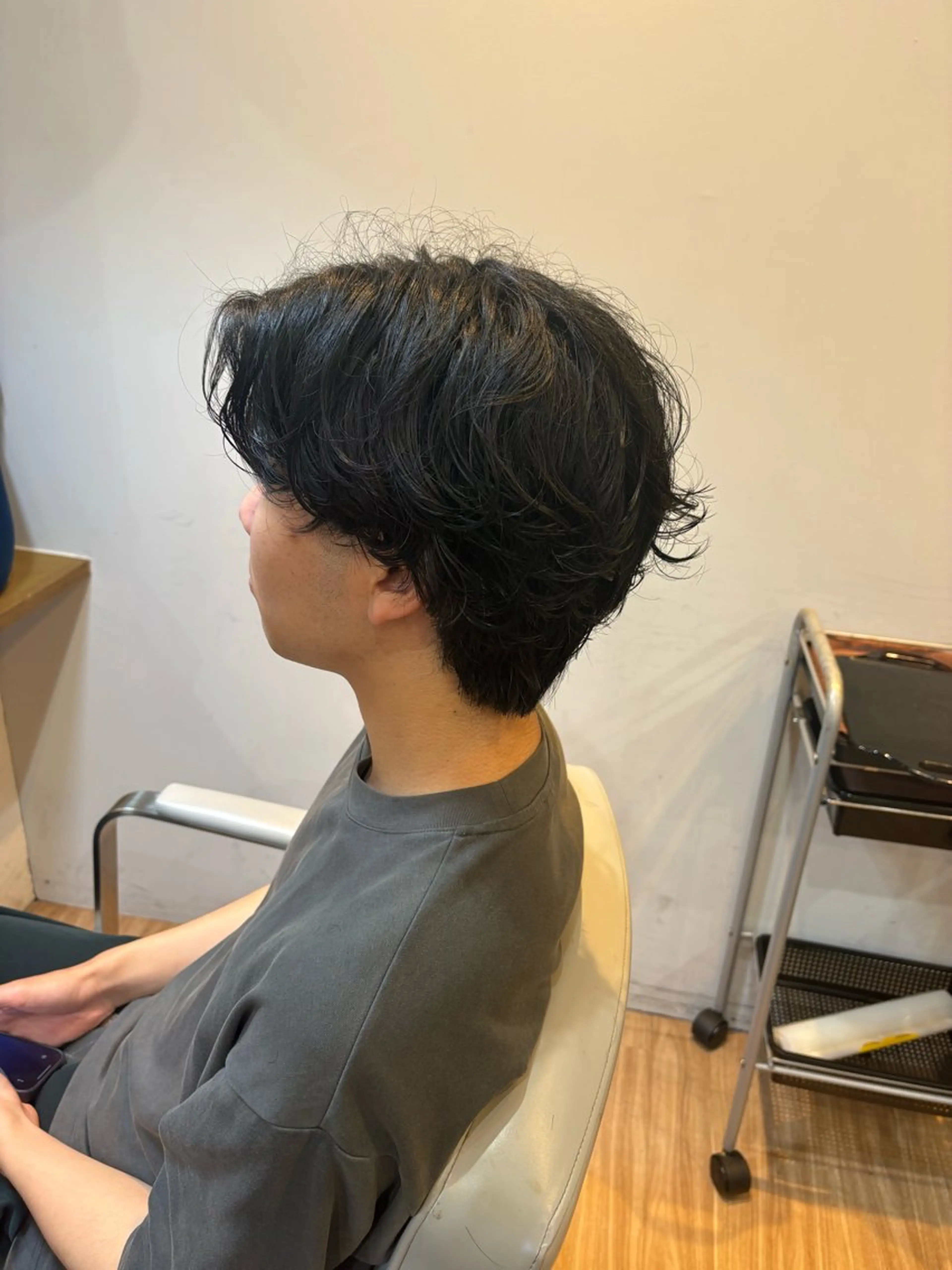 メンズ カット パーマ 韓国ヘアー🇰🇷 MIWAのヘアスタイル