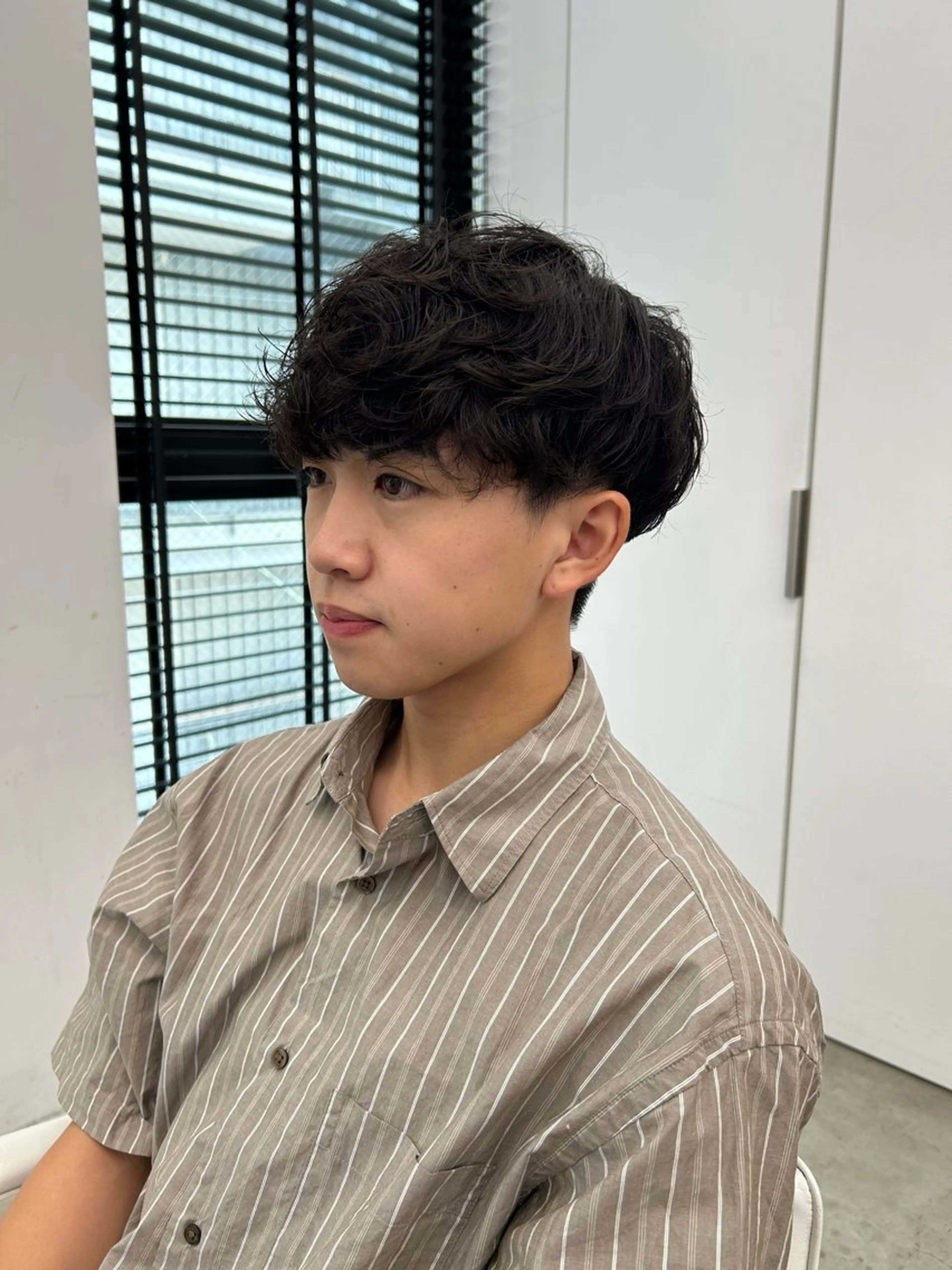 パーマ メンズ カット パーマ 名駅/メンズ特化/ 大人ヘア💗信岡 和のヘアスタイル
