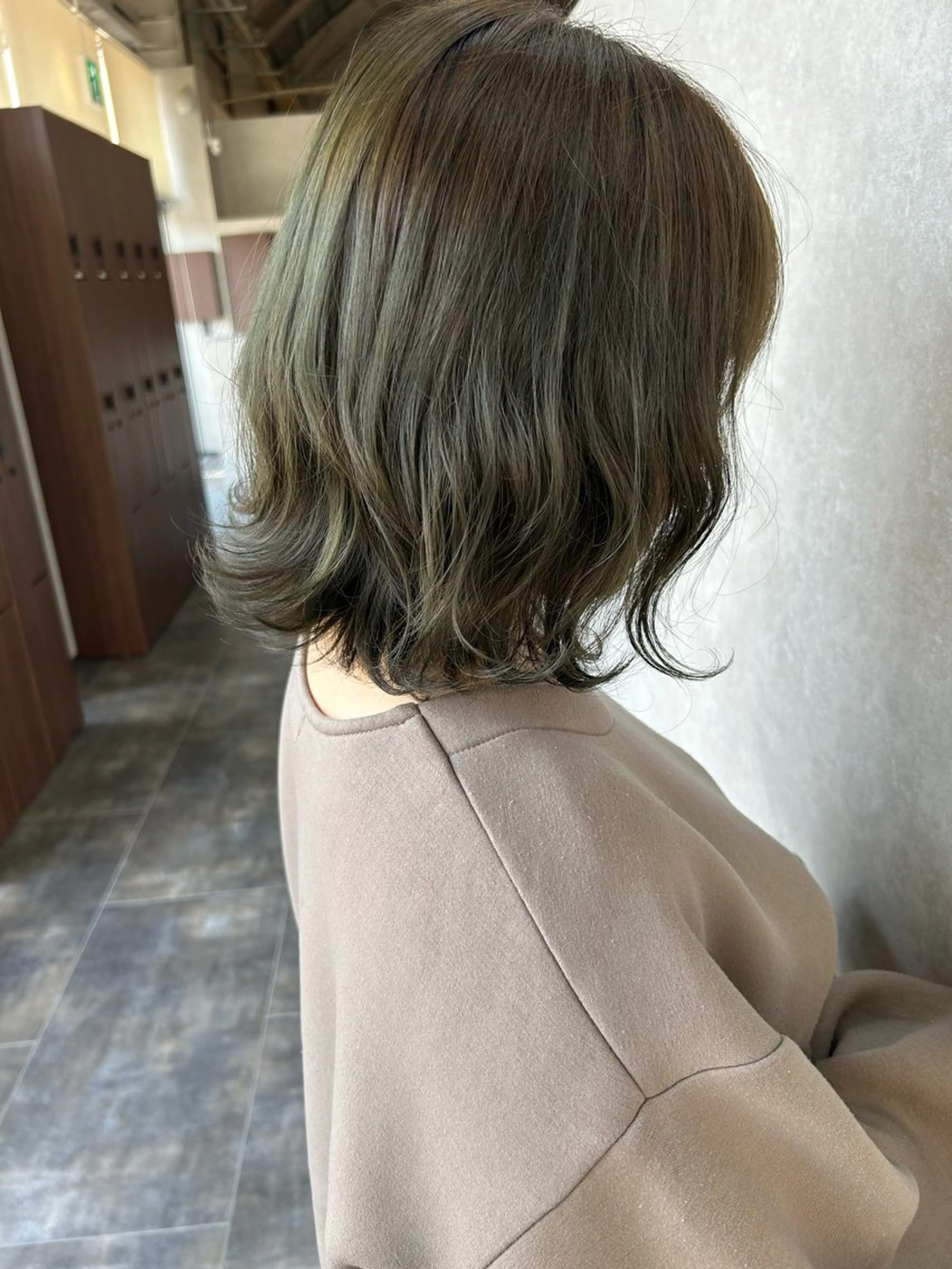 カラー オリーブカラー カット ヘアカラー Natsuki OZ安積店のヘアスタイル