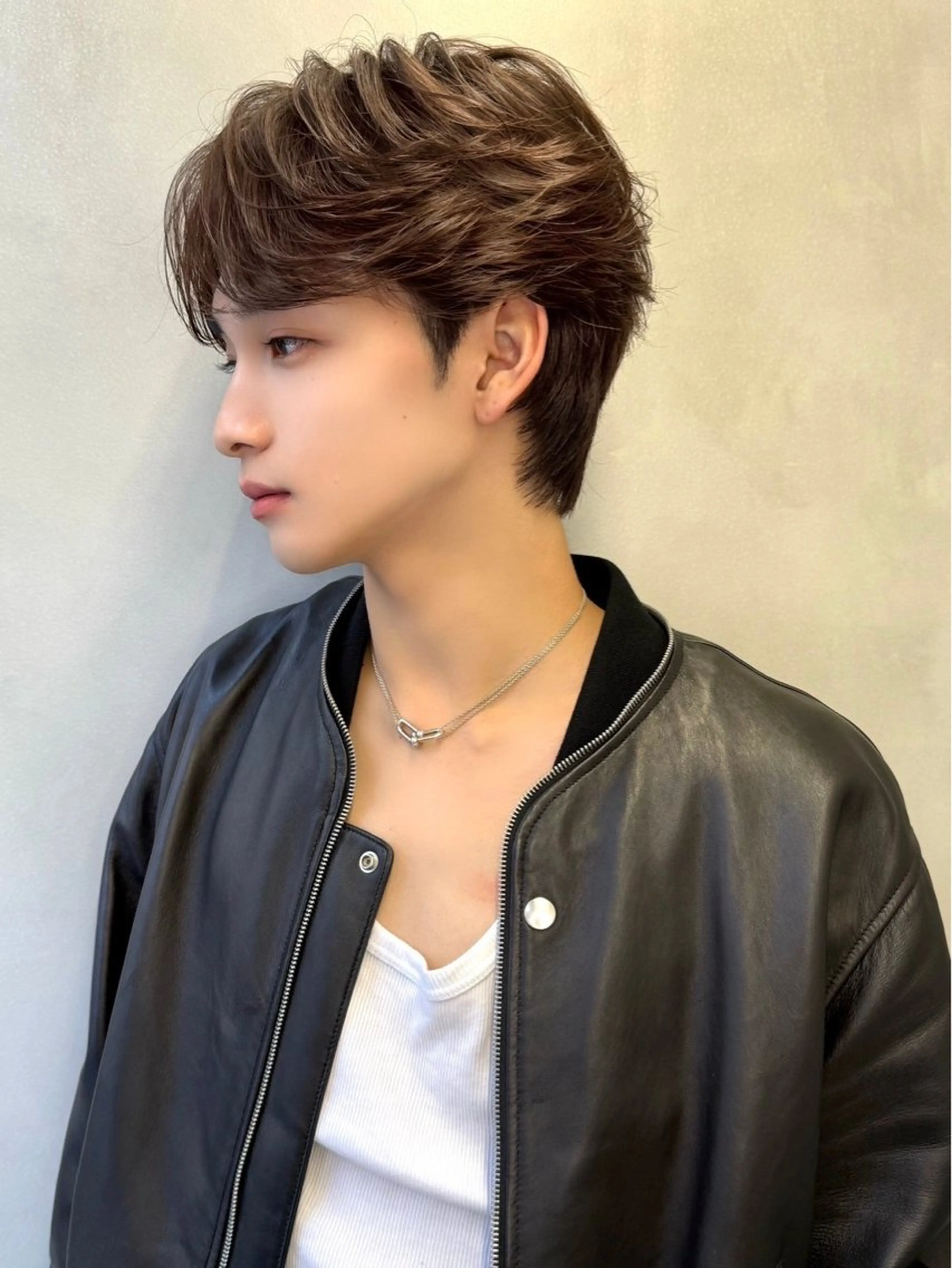 メンズ ブリーチなしW🎀 髪質改善／はのんのヘアスタイル