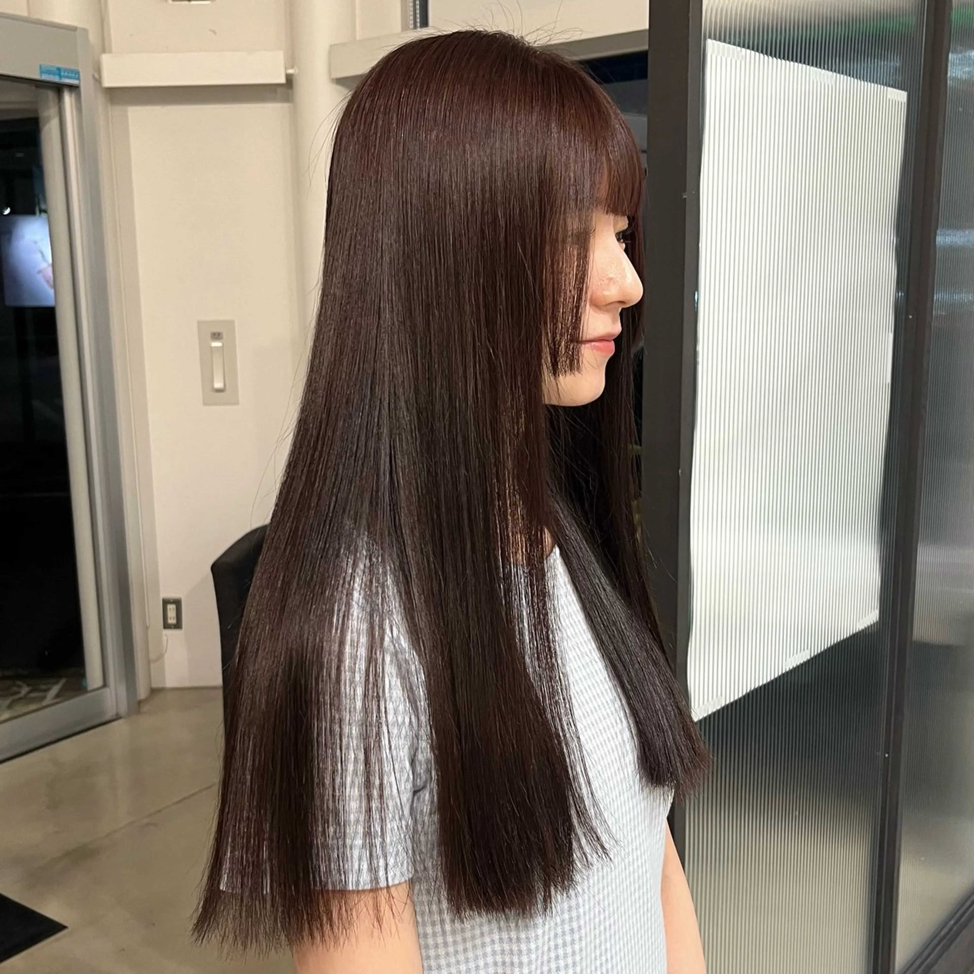 カット+顔周りストレート🦩の写真