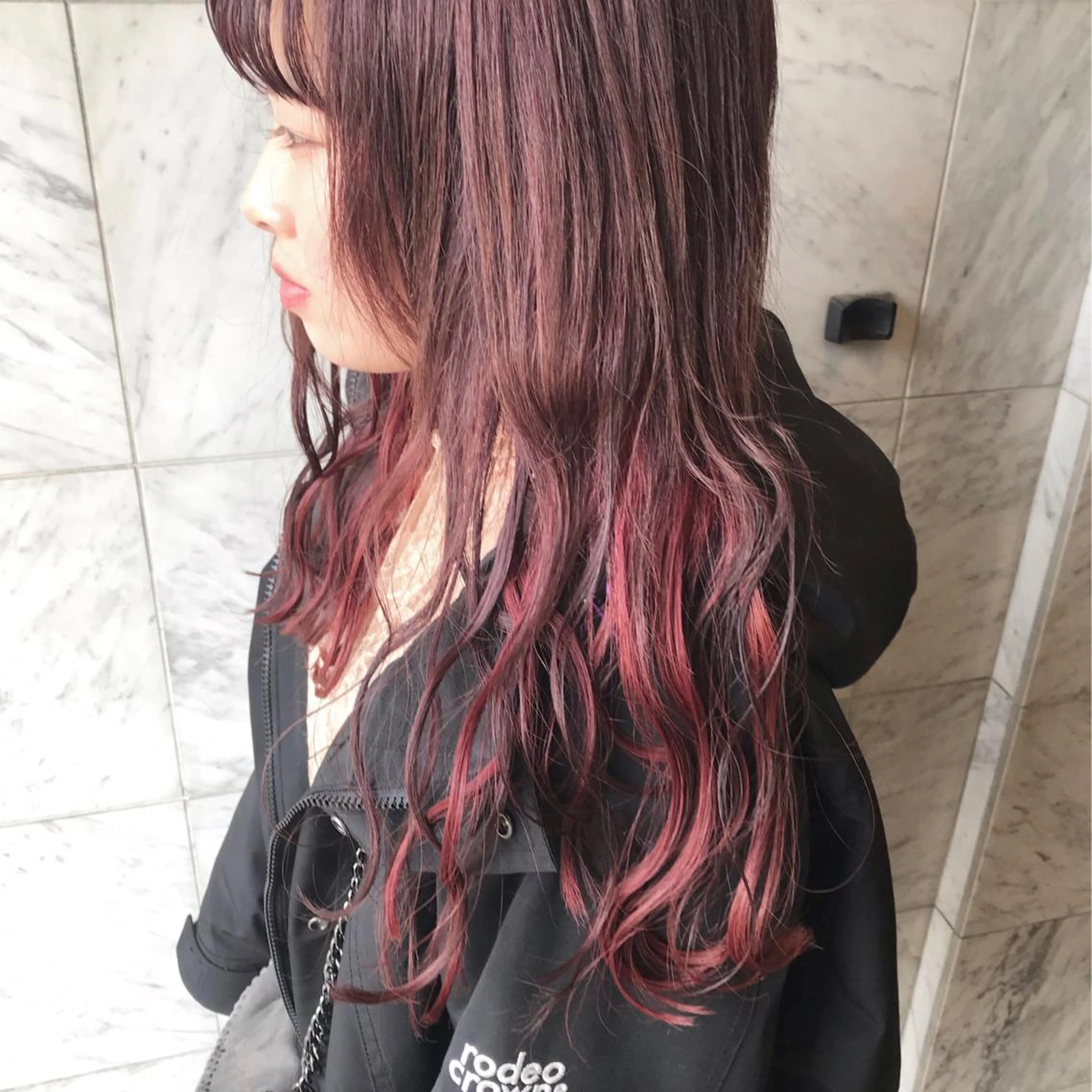 ロング カラー 🧡色落ちまで2度綺 麗なカラー🧡ヨシキのヘアスタイル