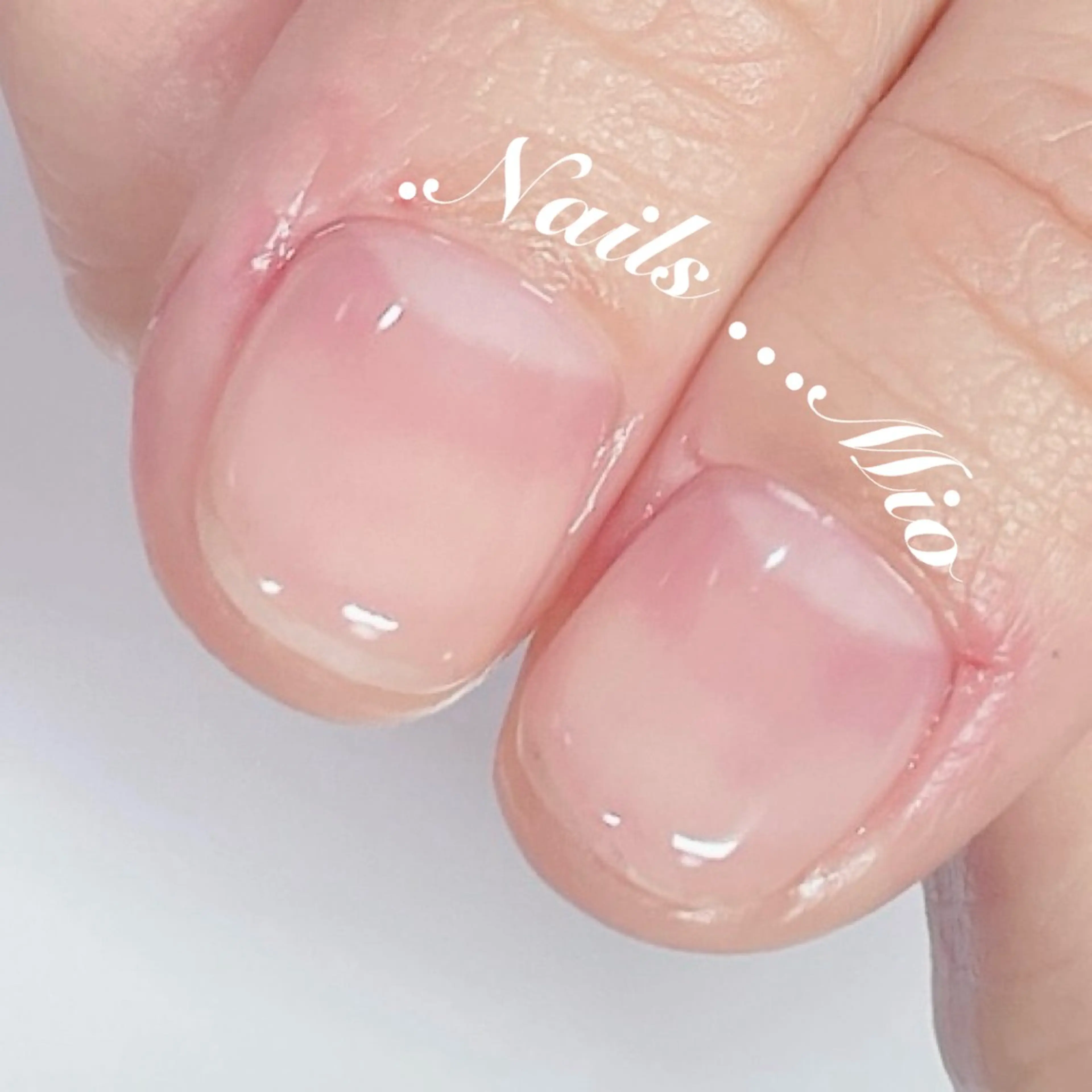 ネイル クリアネイル ジェルネイル ハンドネイル .Nails Mio 赤羽西ネイルサロンのネイルデザイン