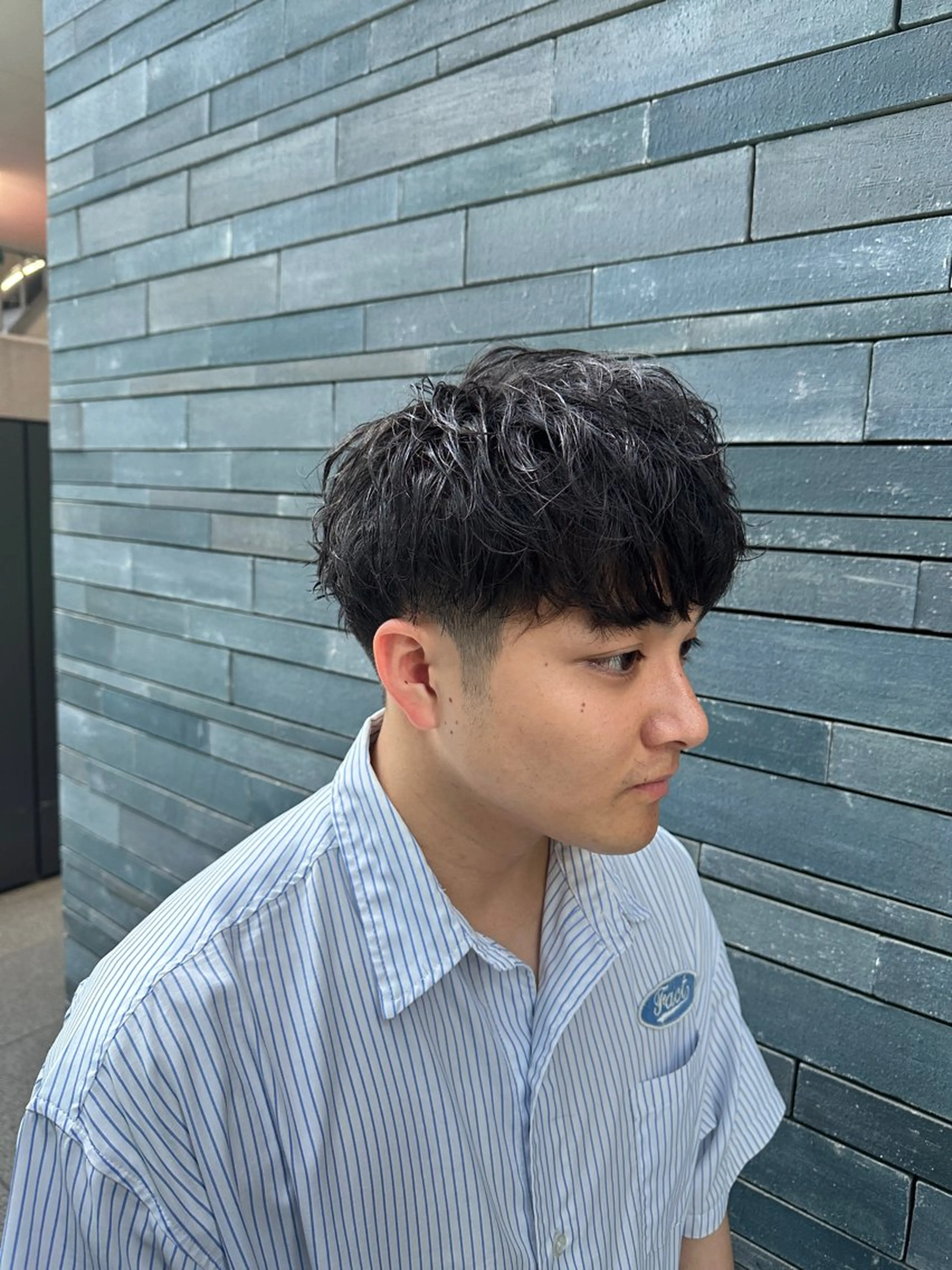 ミディアム メンズ 福満 拓のヘアスタイル