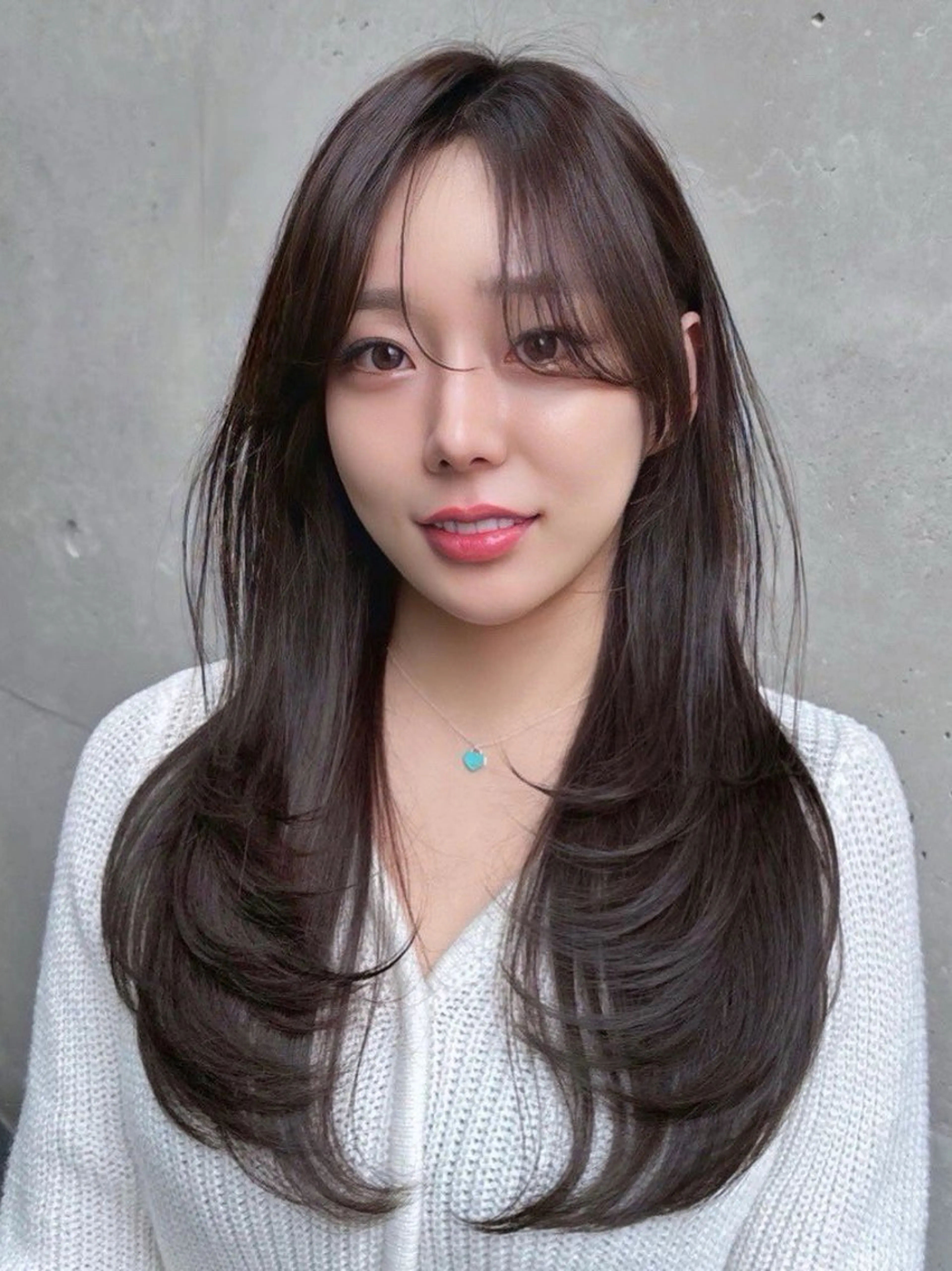 ロング カラー 黒髪 透明感カラー カット ヘアカラー 巻ける縮毛矯正 Sachi🐰のヘアスタイル