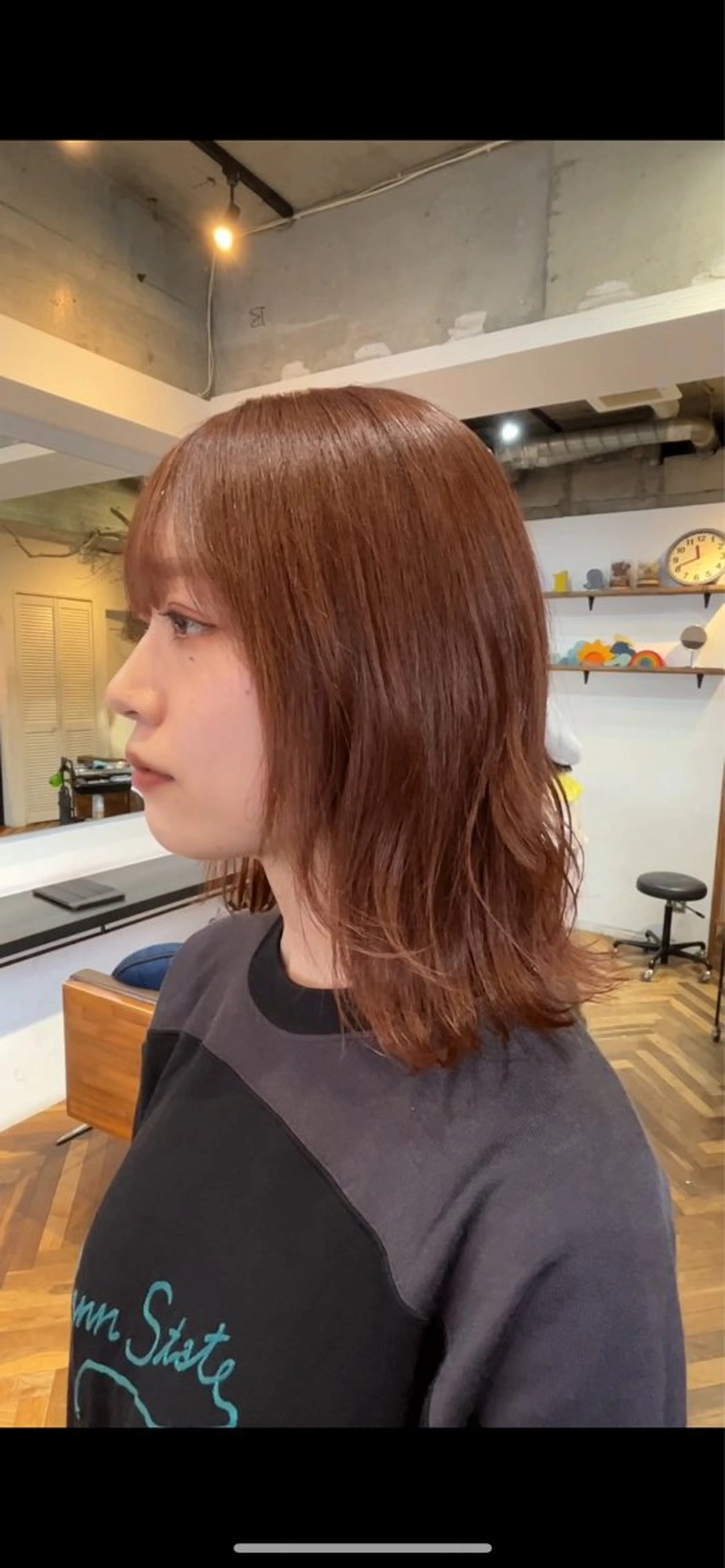 セミロング カラー sora / 渋谷 / ハイトーンのヘアスタイル