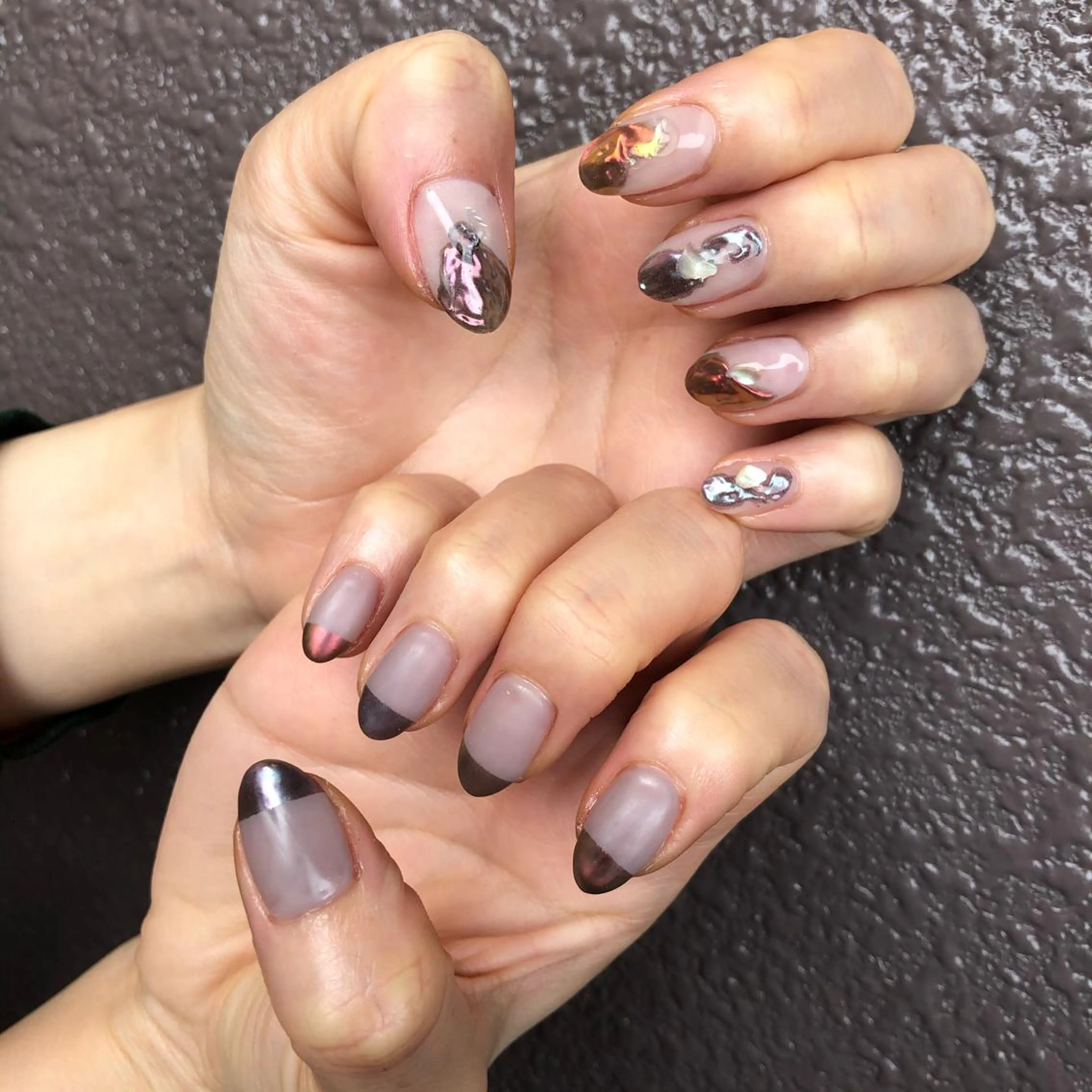 ロング カラー ヘアアレンジ キッズ ネイル マツエク・マツパ 福田 加奈のネイルデザイン