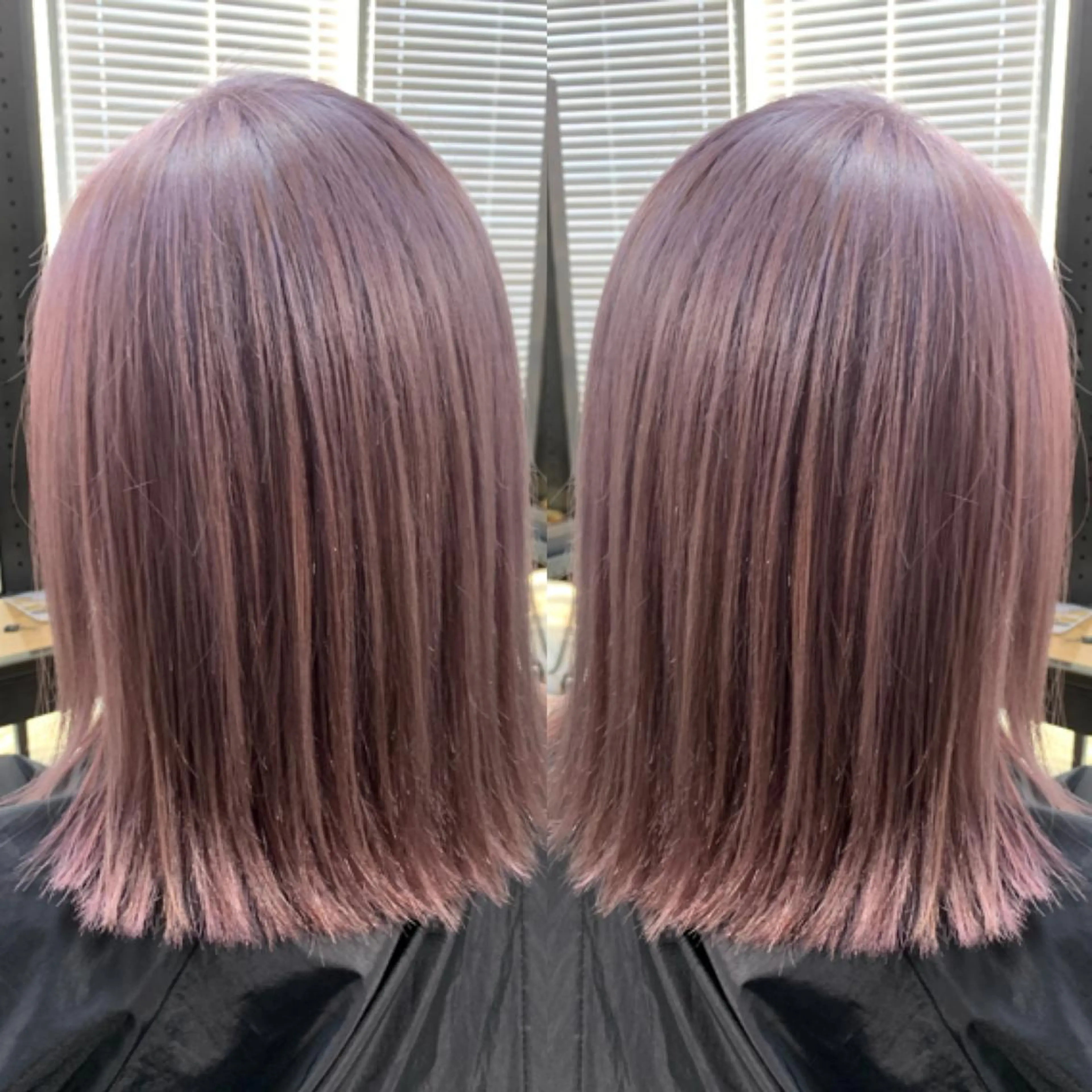 ミディアム アッシュ ミルクティーベージュ ブリーチ　店長　清水のヘアスタイル