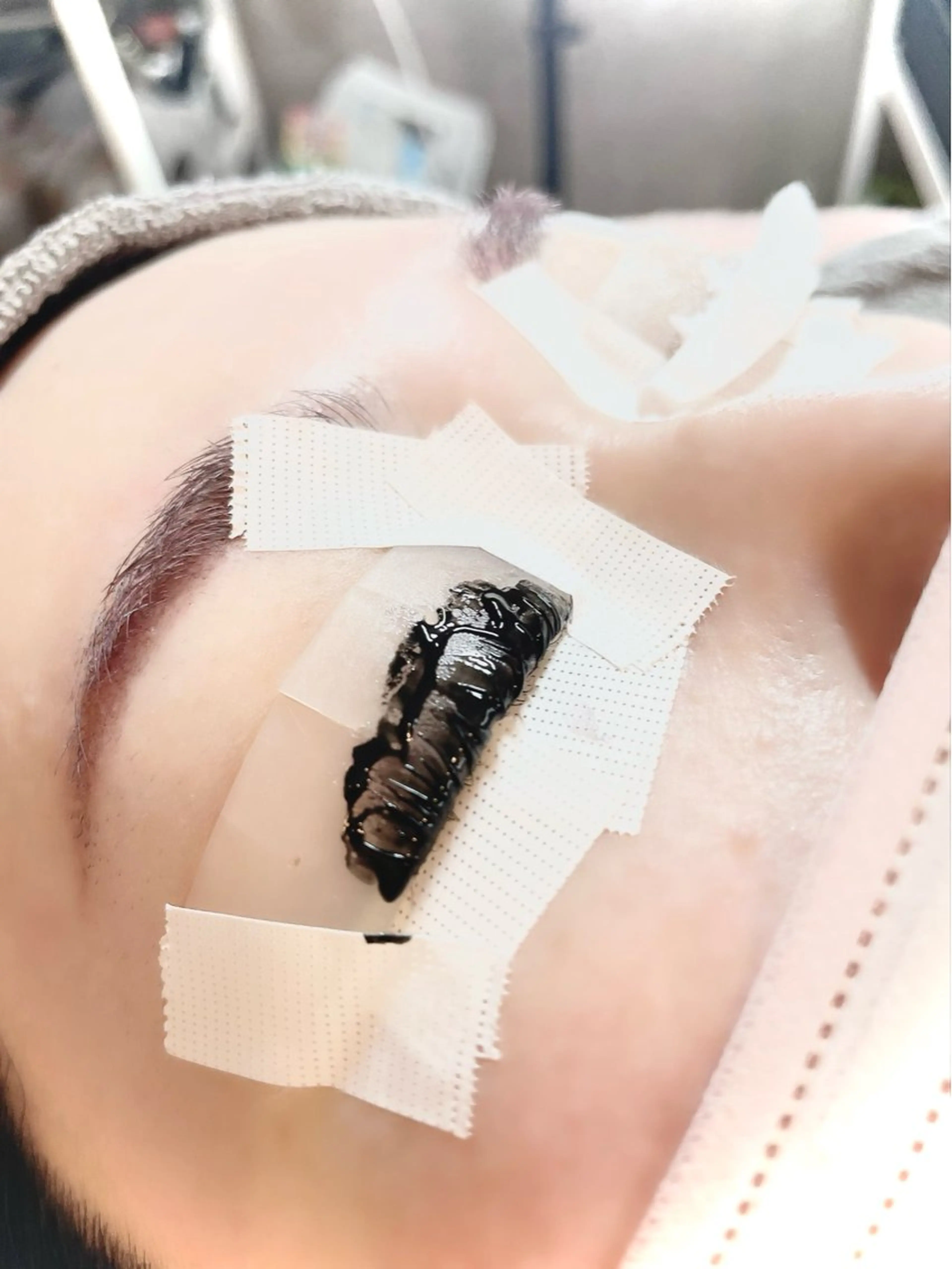 🖤マスカラパーマ(ラッシュリフト+ブラックティントトリートメント )¥5000🖤の写真