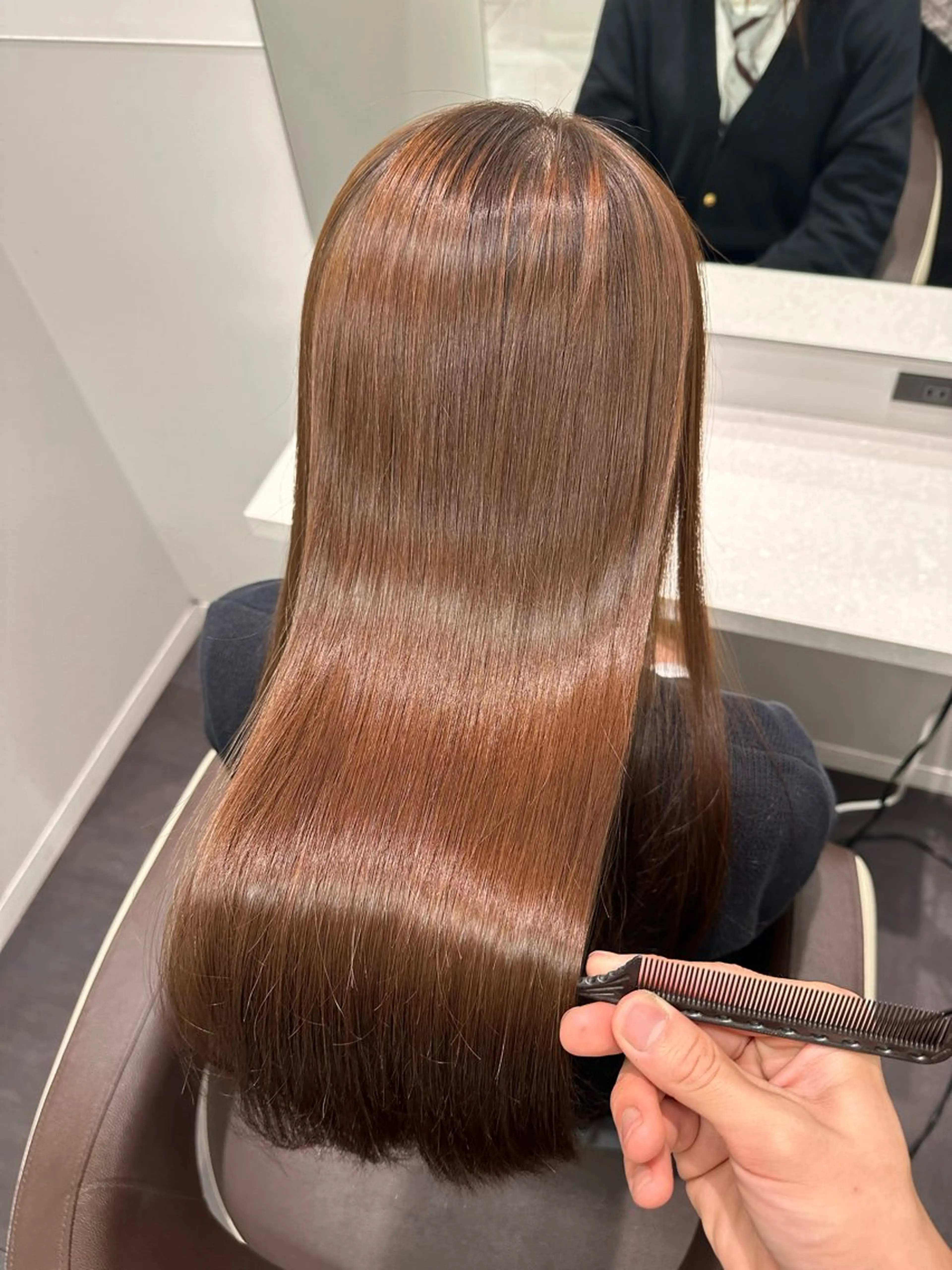 ✨ミニモ限定価格✨巻ける縮毛矯正＋ワンカラーの写真