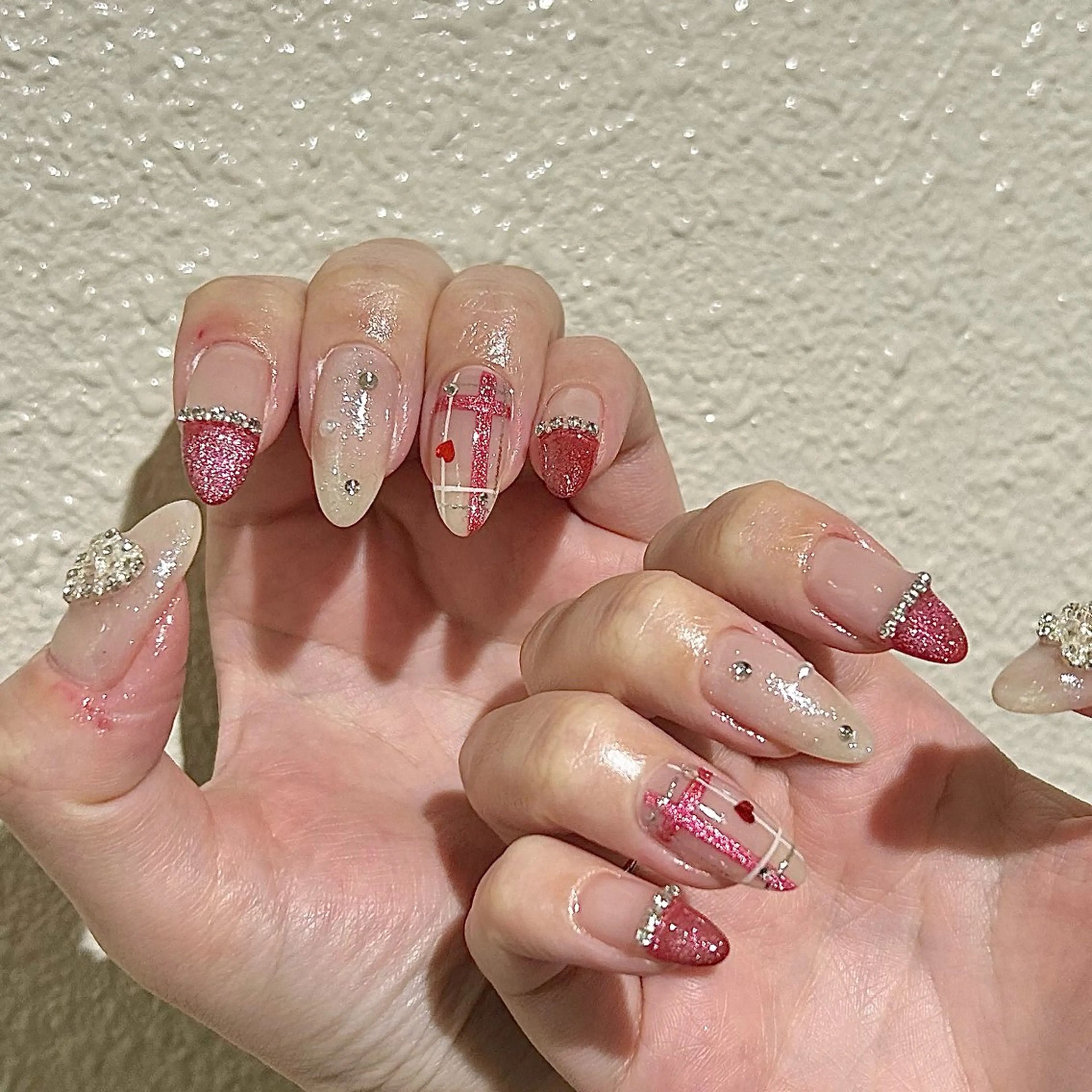 ネイル パラあり！フィルイン 美フォルムのネイルデザイン