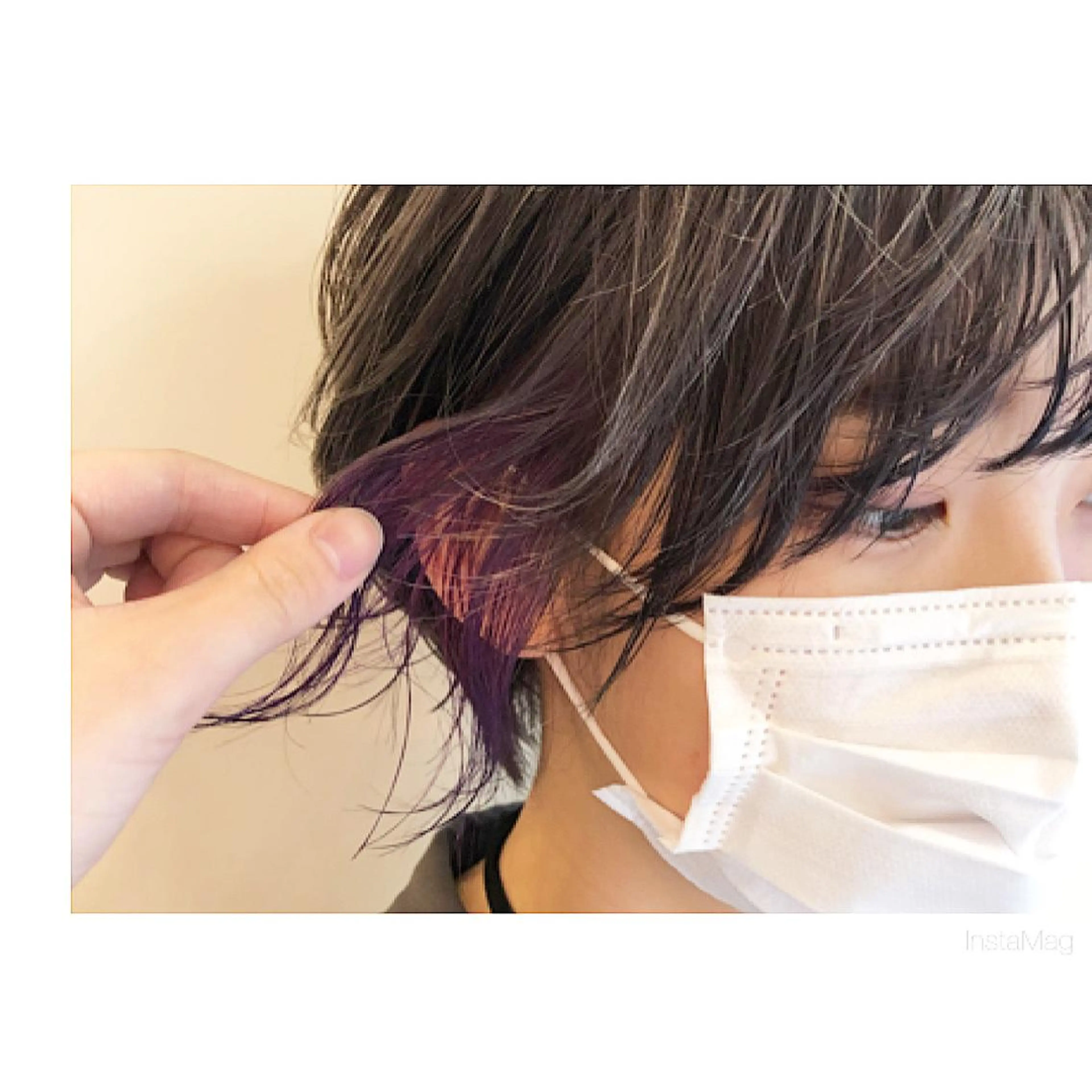 ショート カラー カット ヘアカラー 岩間 香純のヘアスタイル