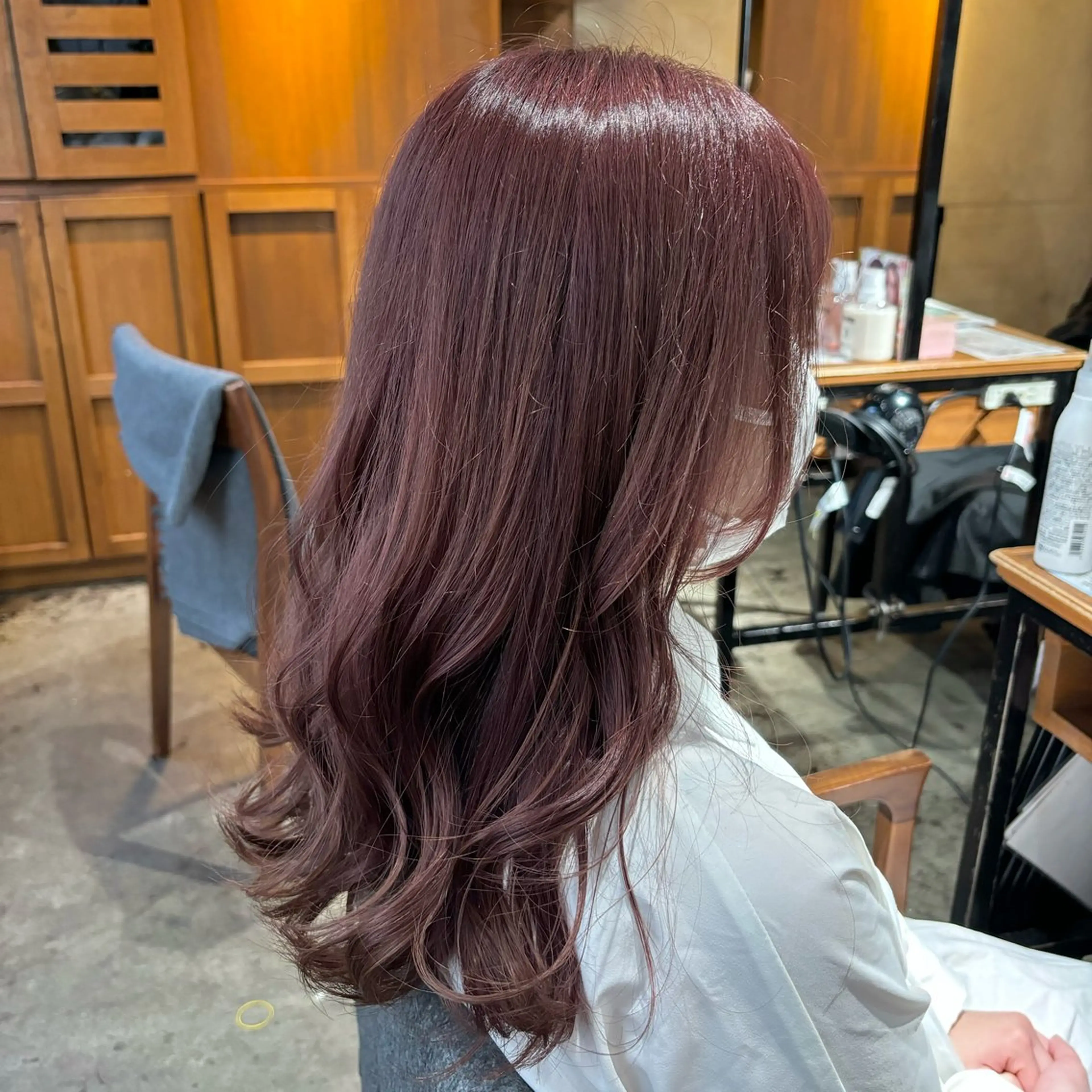 ロング カラー カット ヘアカラー 梅田美容室 山崎海波のヘアスタイル