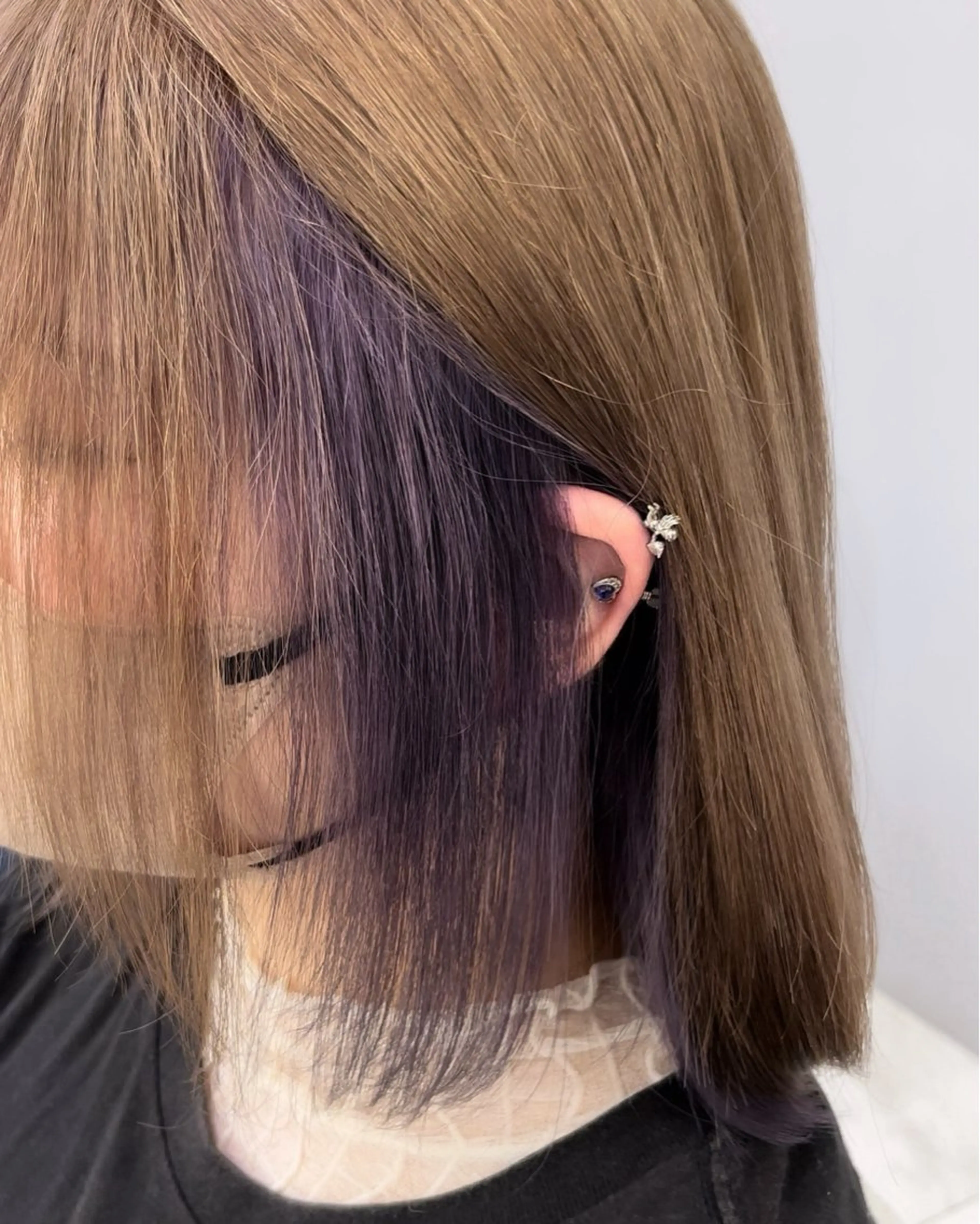 ショート カラー 新宿/レイヤーカット 西澤 ジュンヤのヘアスタイル