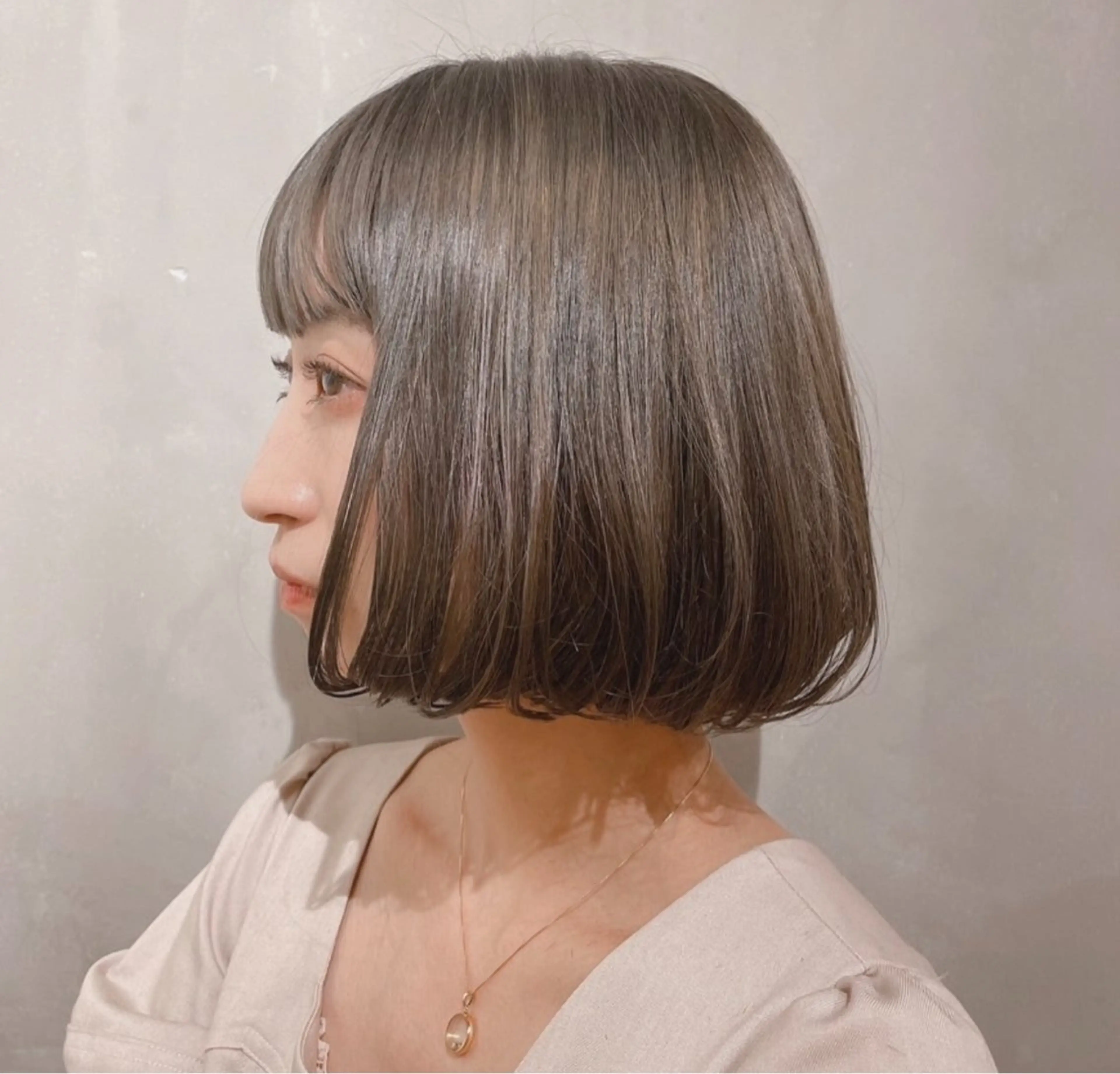 ミディアム 山下ちひろ／似合わせ カット／髪質改善のヘアスタイル