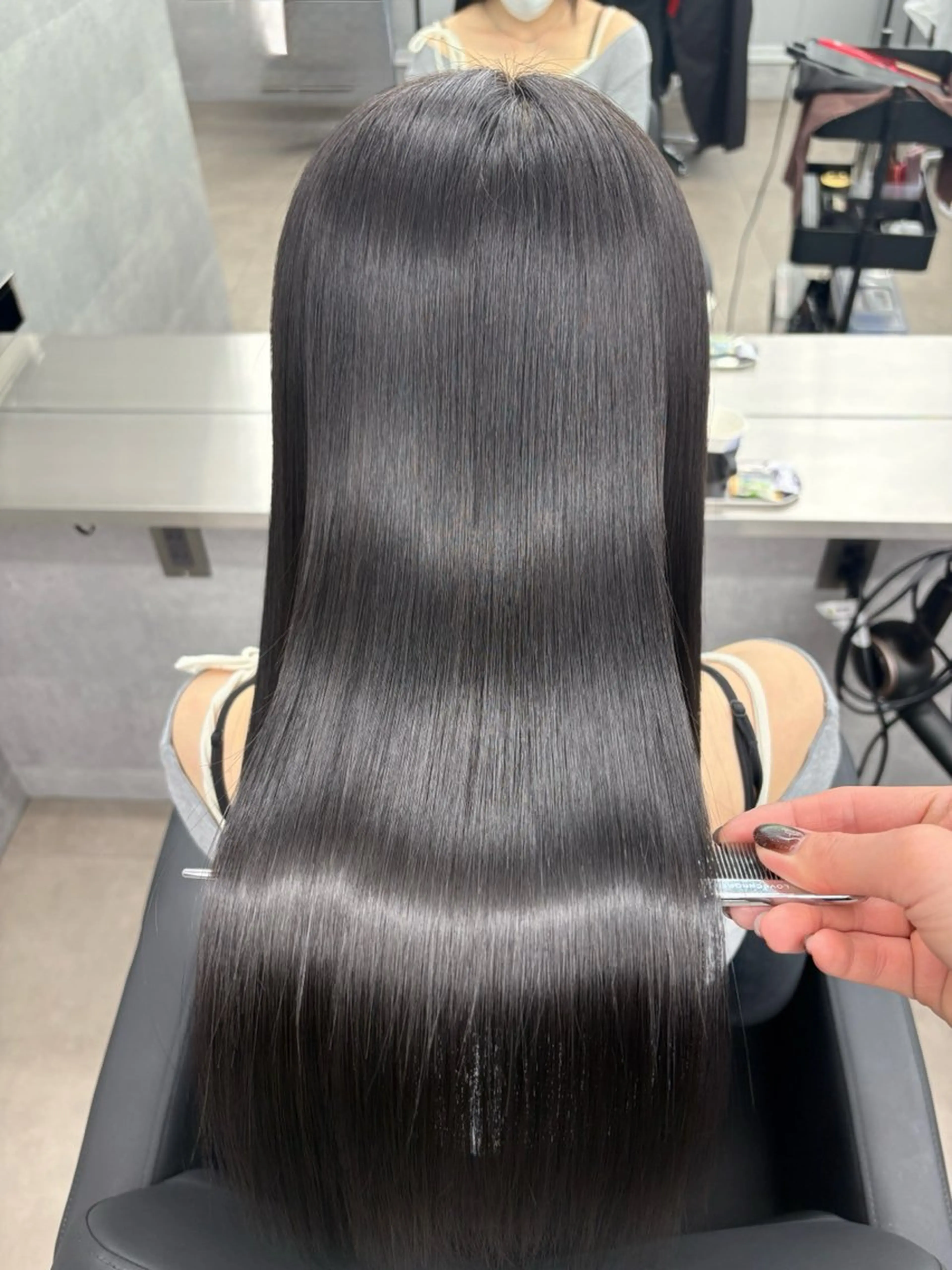 ロング カラー 髪質改善/ﾚｲﾔｰ ｶｯﾄ/店長/原島のヘアスタイル