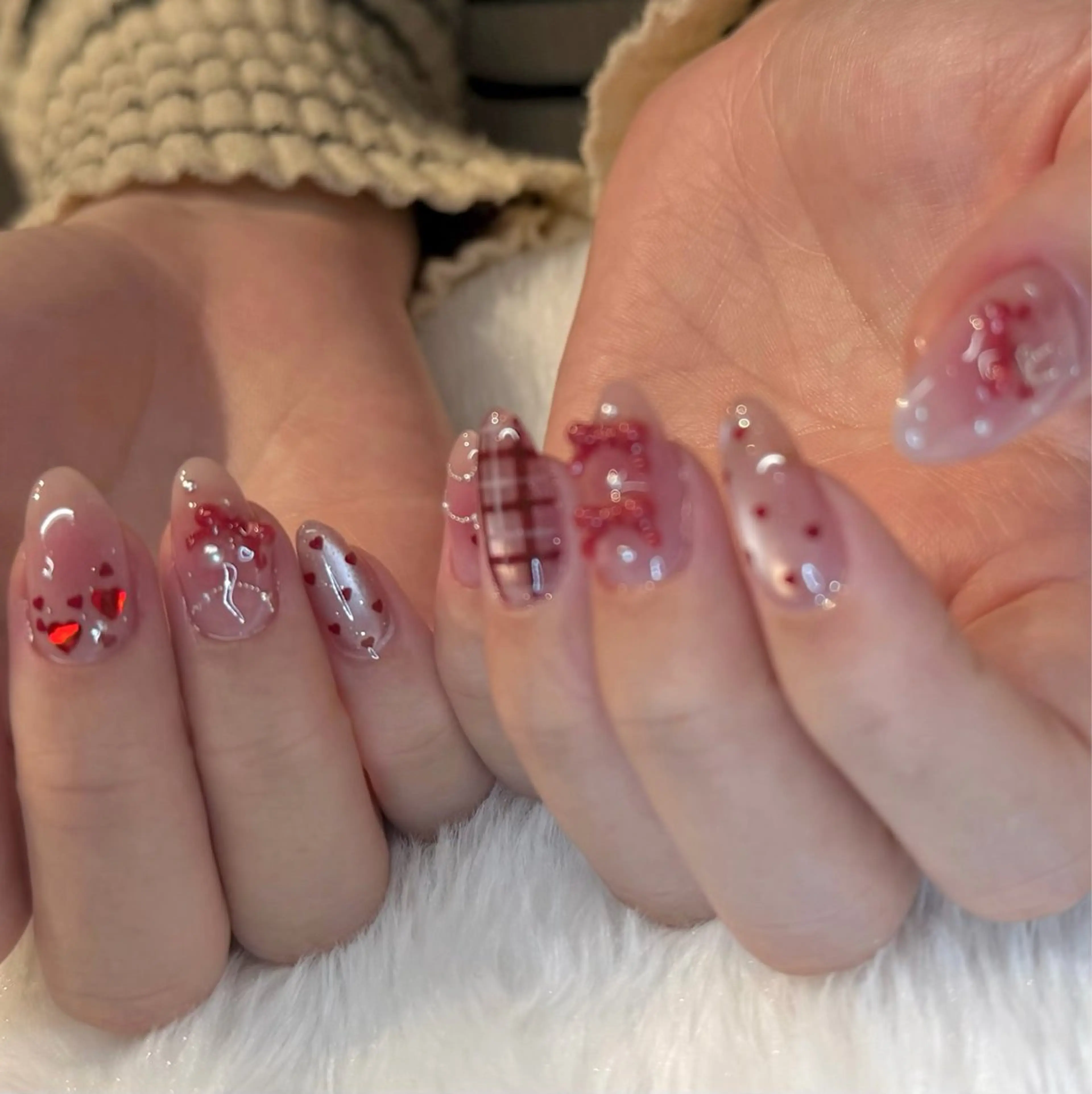 ネイル ハンドネイル Spiky とうげ ふうかのネイルデザイン