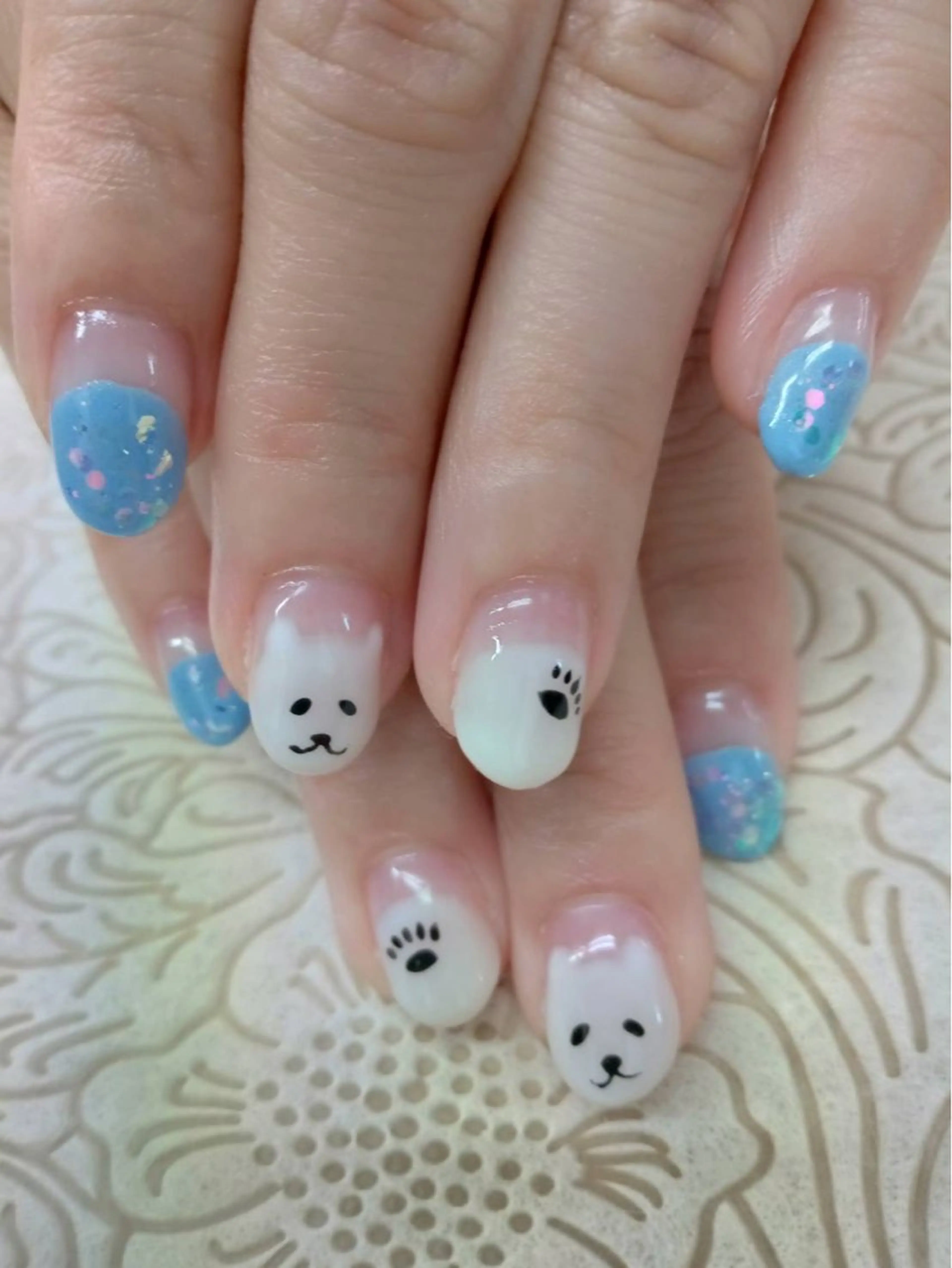 ネイル フラワーネイル precious nail roomのネイルデザイン
