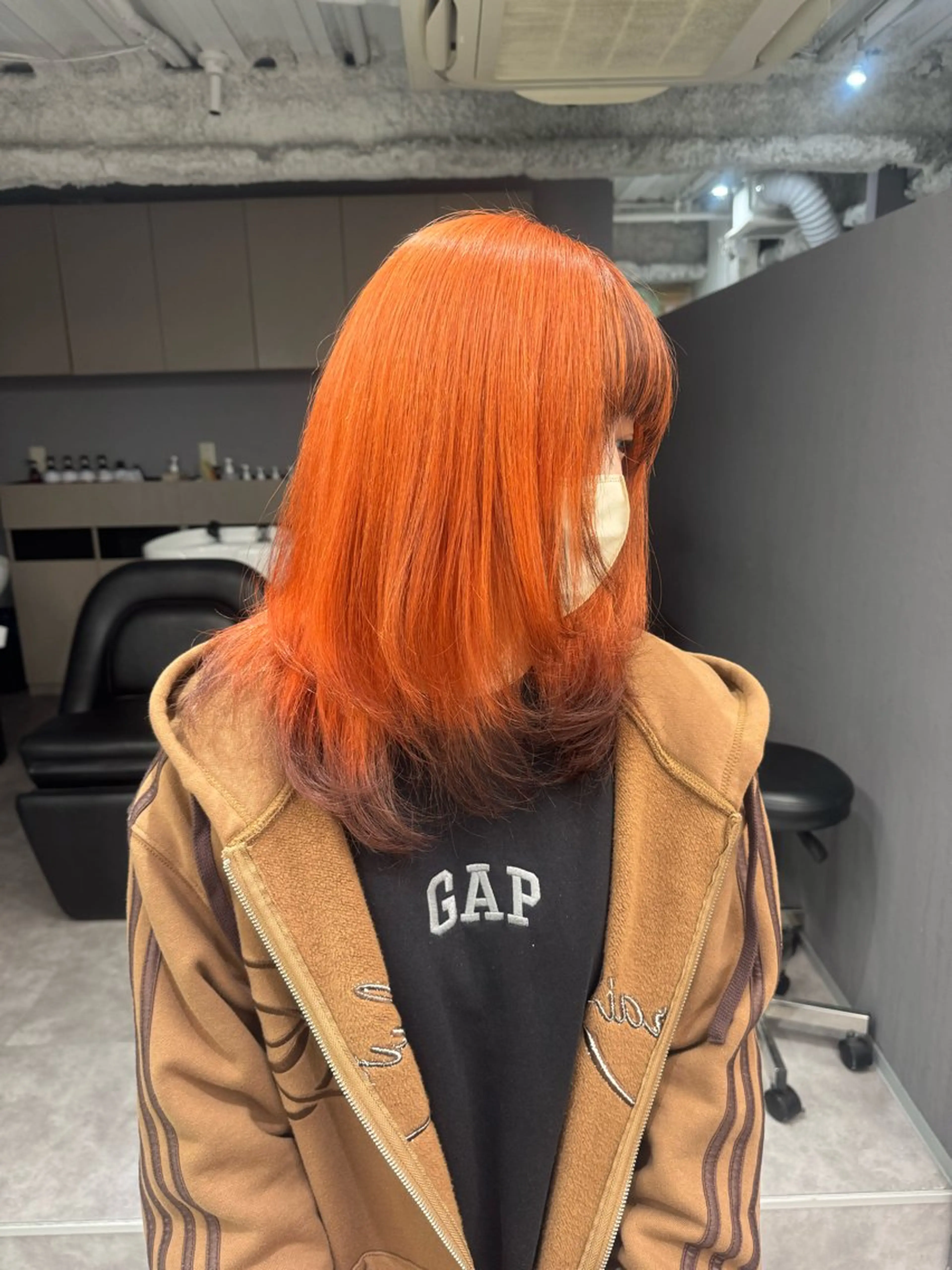 ミディアム カラー ヘアカラー トリートメント ハイトーン/名古屋 Hinakiのヘアスタイル