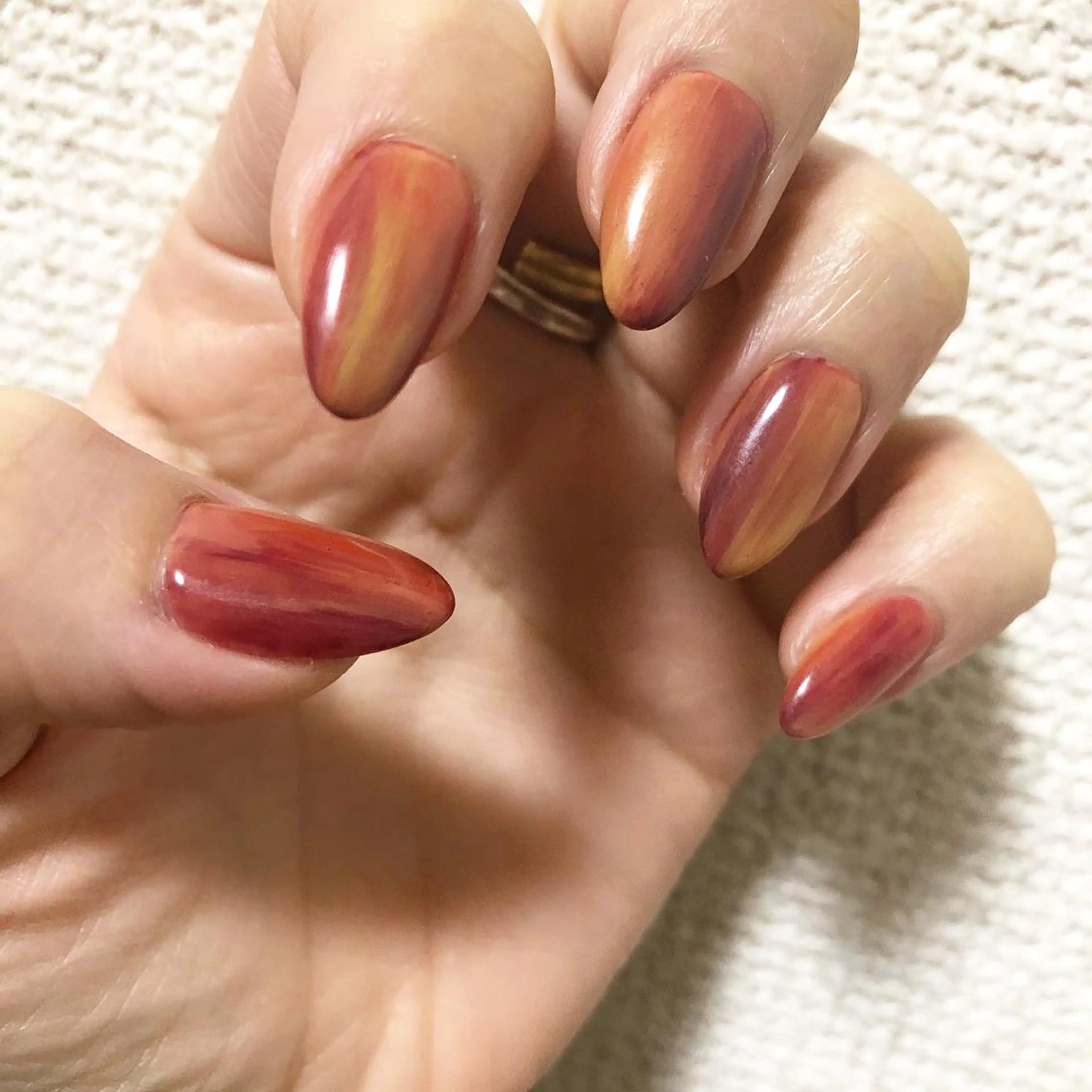 ネイル 🫧aku🫧 自由が丘／フィルインのネイルデザイン