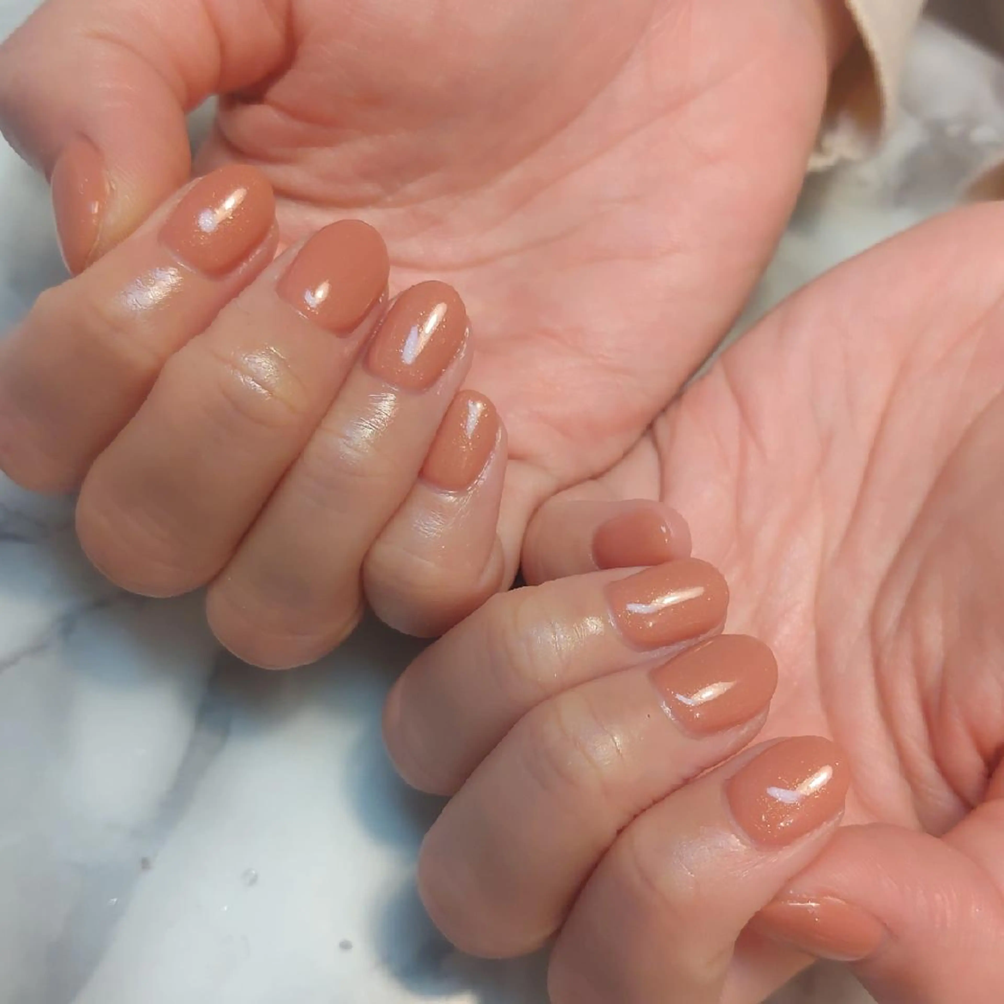 ネイル ワンカラーネイル ジェヌインネイル 河内のネイルデザイン