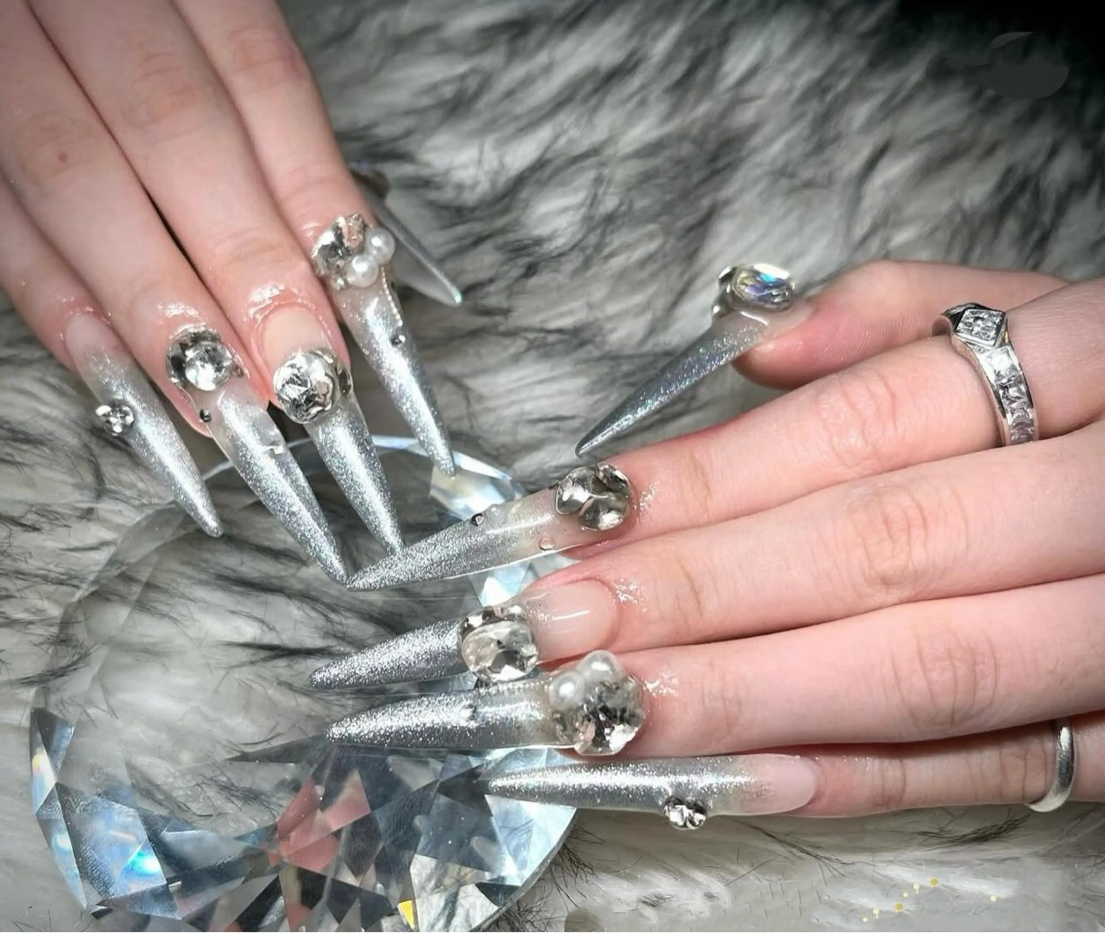 【長さだし】3XL ロング 10本持ち込みデザイン＆パーツ付け放題 コース - オフ込みの写真