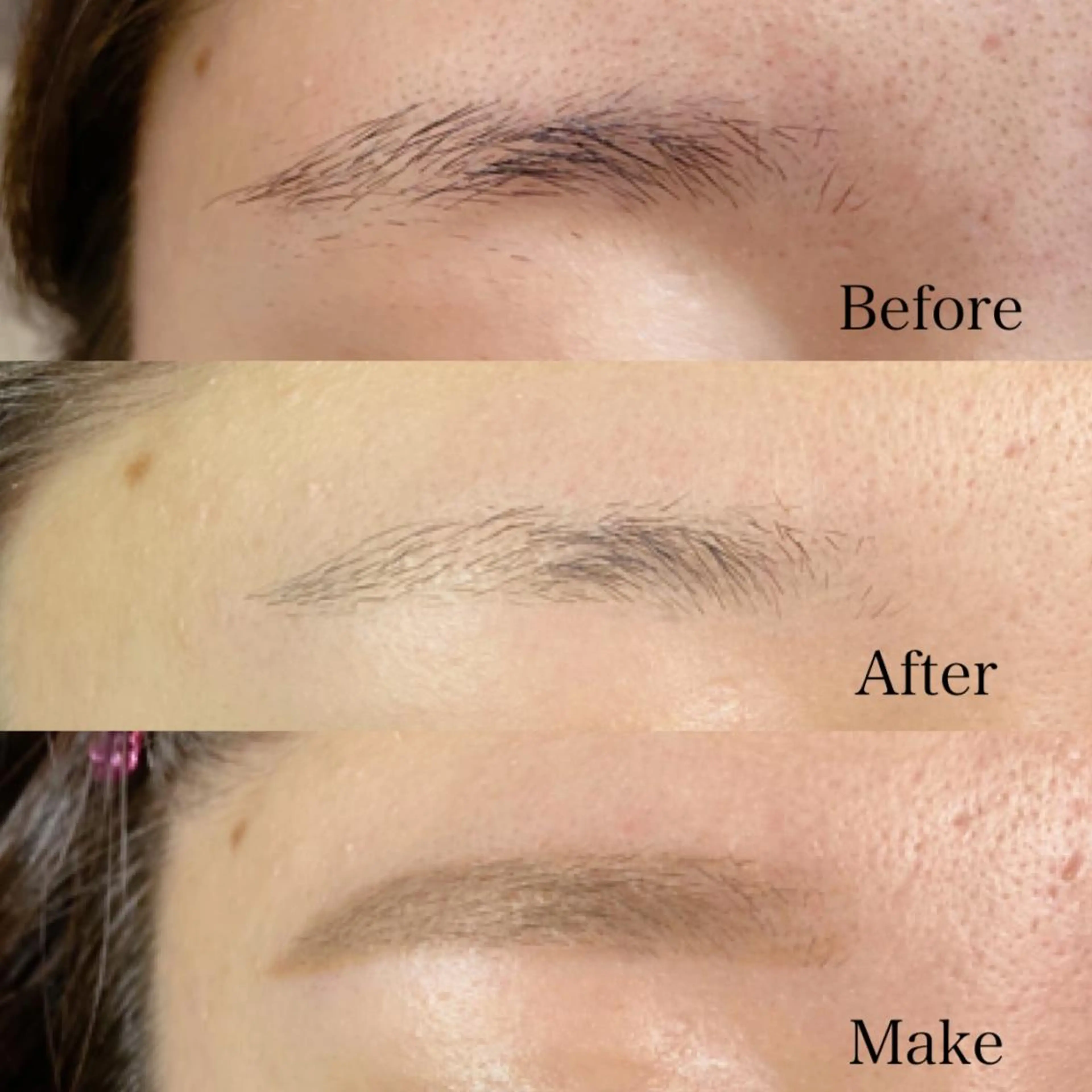 アイブロウ 眉毛ワックス脱毛 Oase sachiのマツエク・マツパデザイン