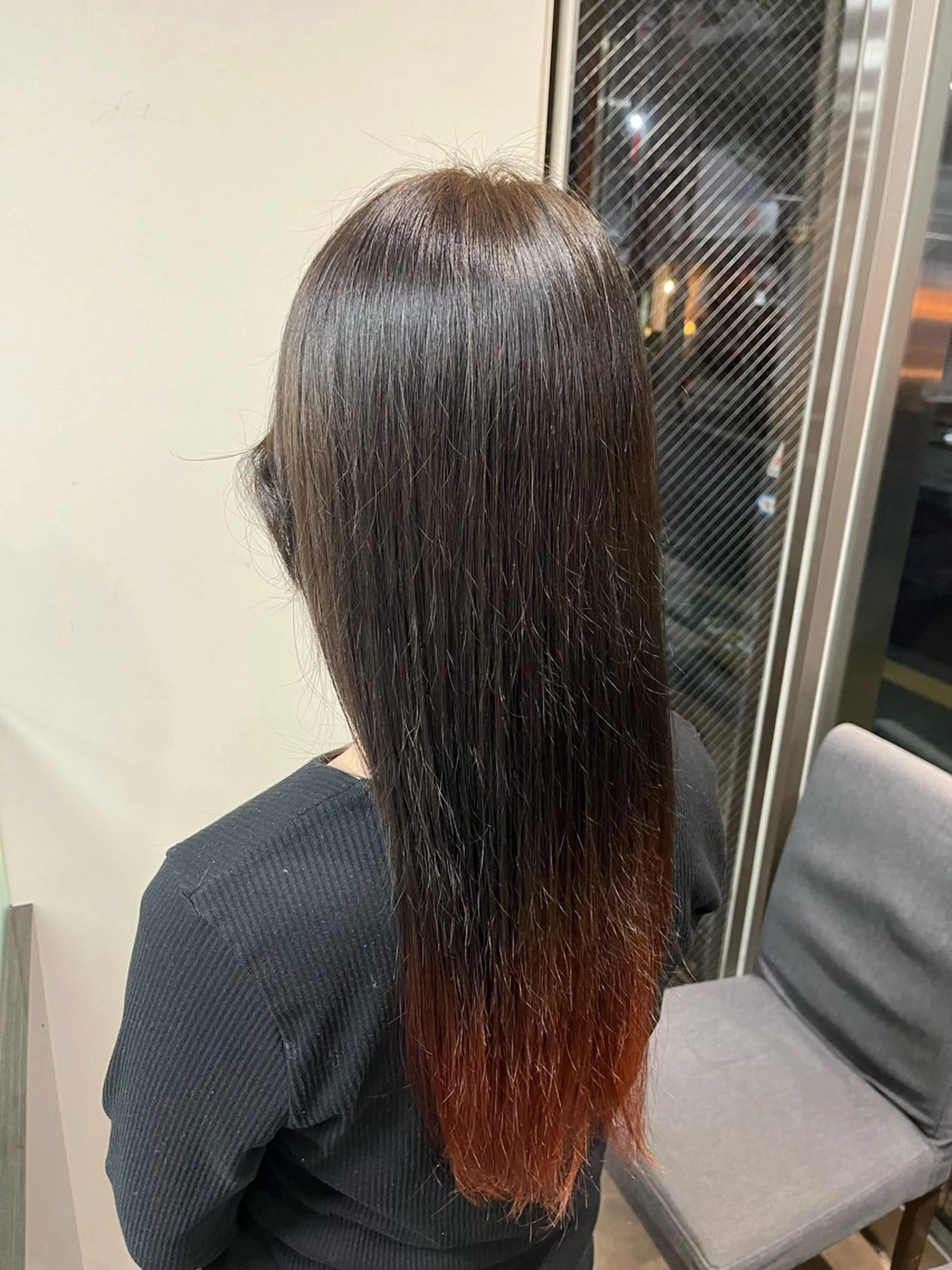 ロング ☘️上村 ☘️髪質 改善/透明感カラーのヘアスタイル