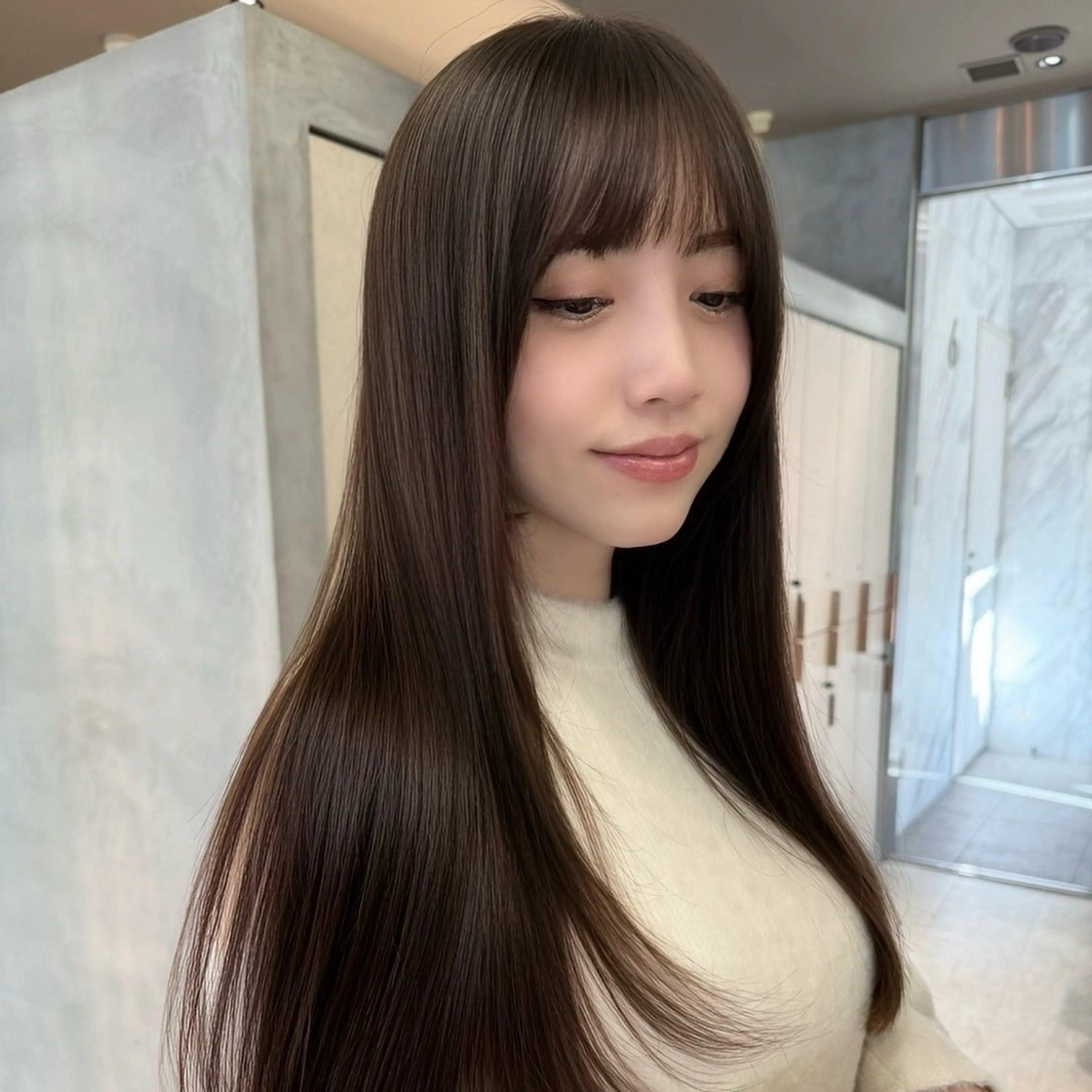 ロング カラー ヘアカラー トリートメント 高橋 龍駈のヘアスタイル