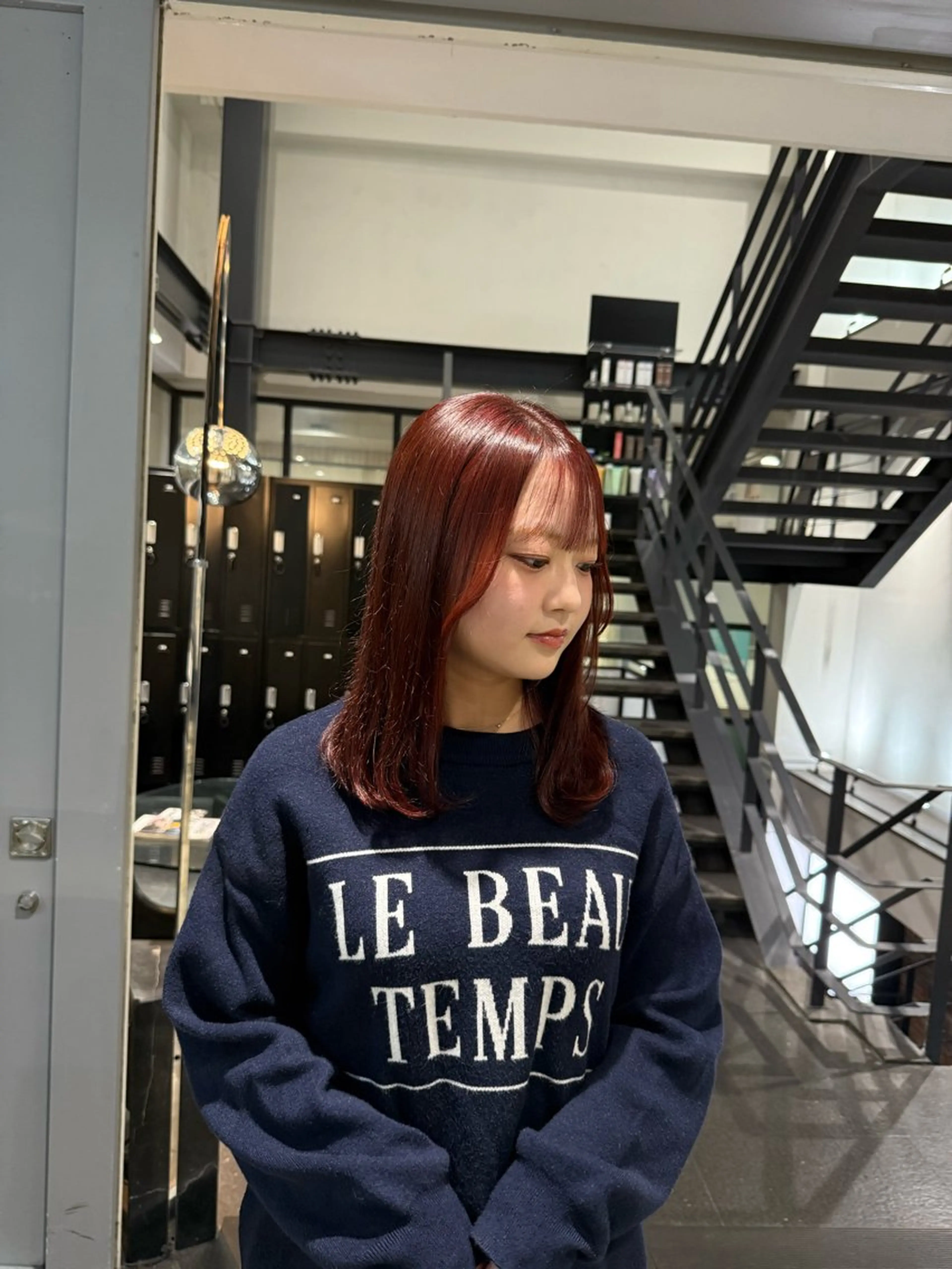 カラー ブリーチ ブリーチなしカラー ヘアカラー トリートメント 小倉/髪質改善 /カラー/五郡 陽菜のヘアスタイル