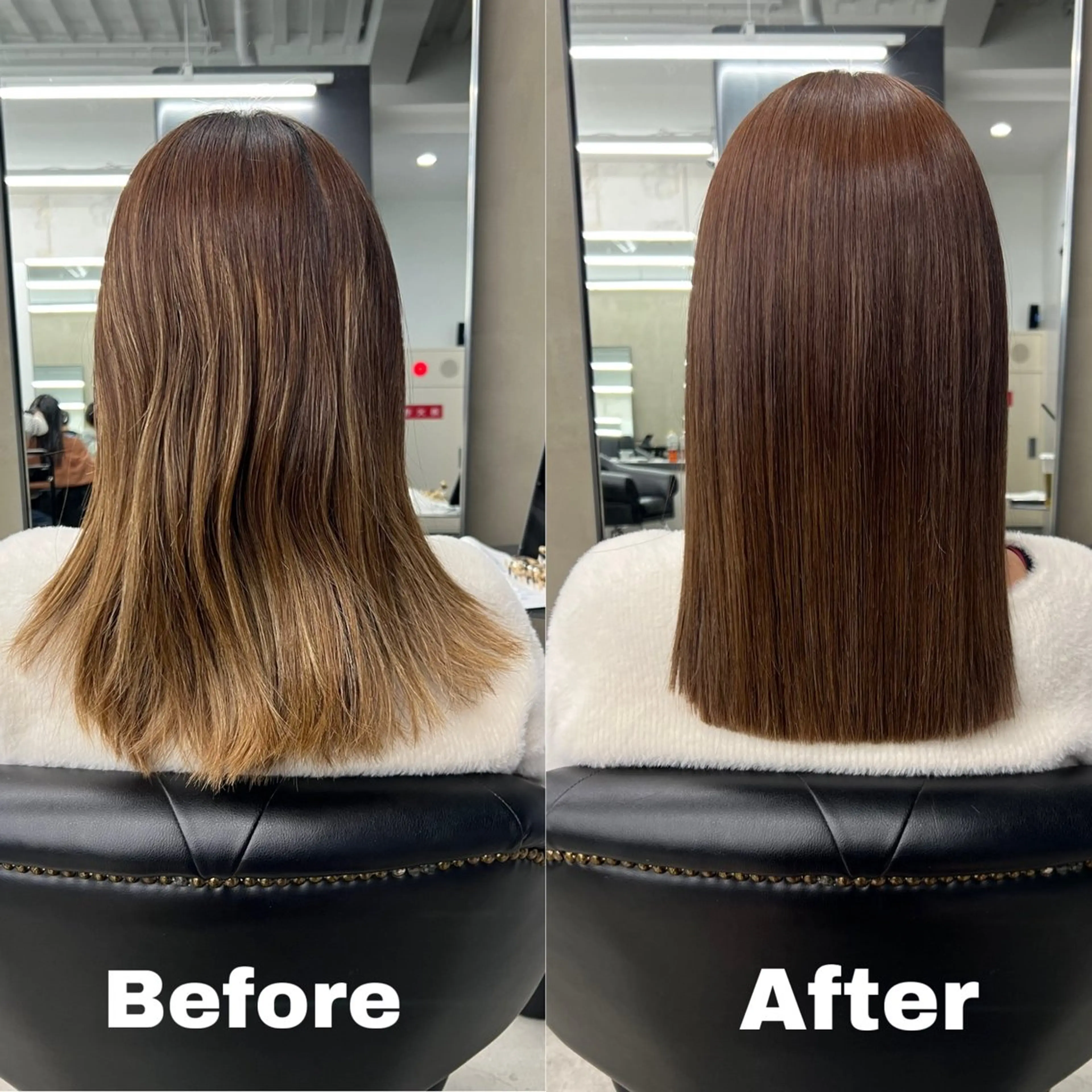 セミロング カラー 髪質改善 トリートメント カット ヘアカラー トリートメント kimika🥑 メンズ/髪質改善のヘアスタイル