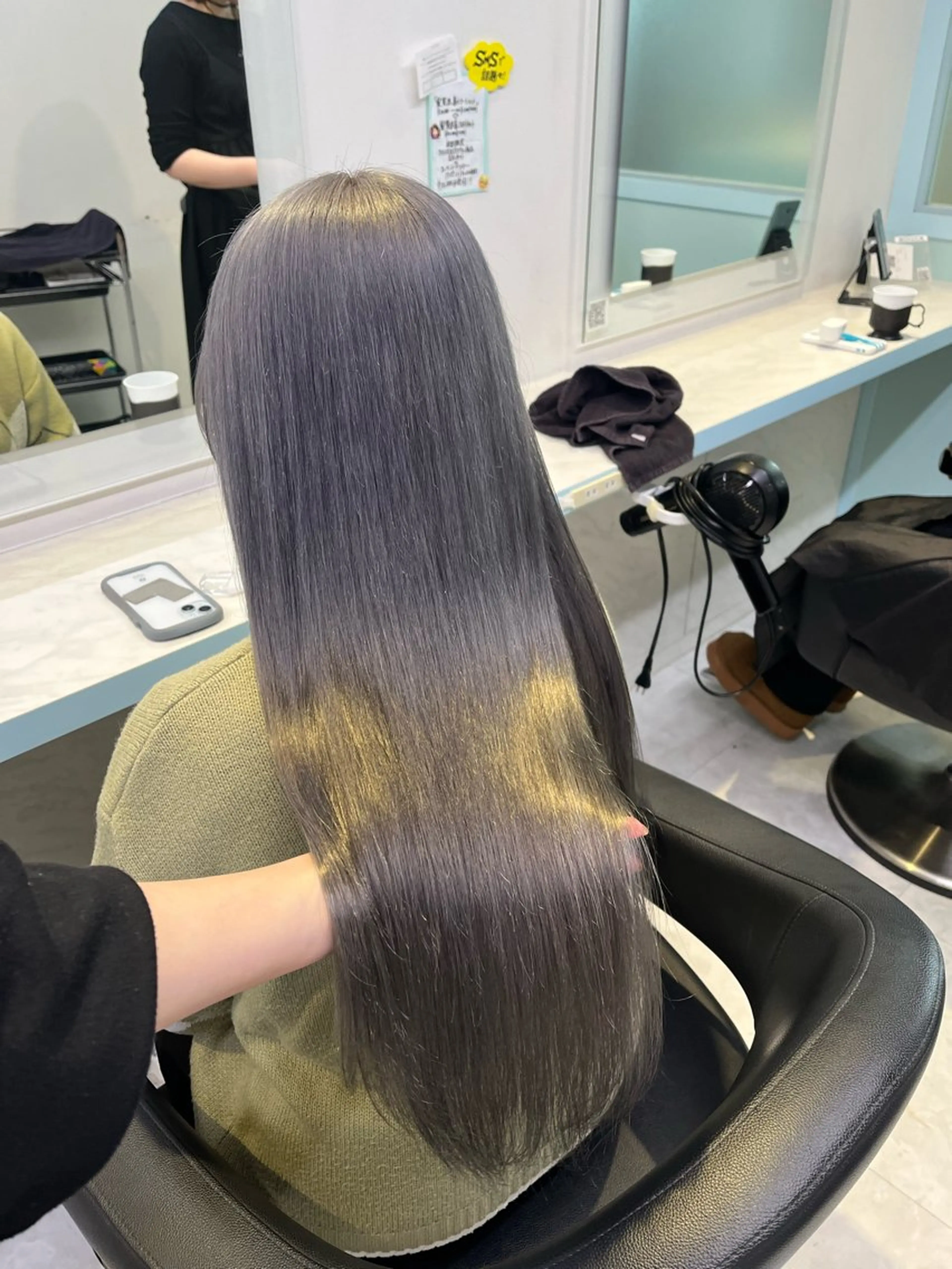 ロング カラー ヘアカラー トリートメント ブリーチカラー 🩵MIZUKIのヘアスタイル