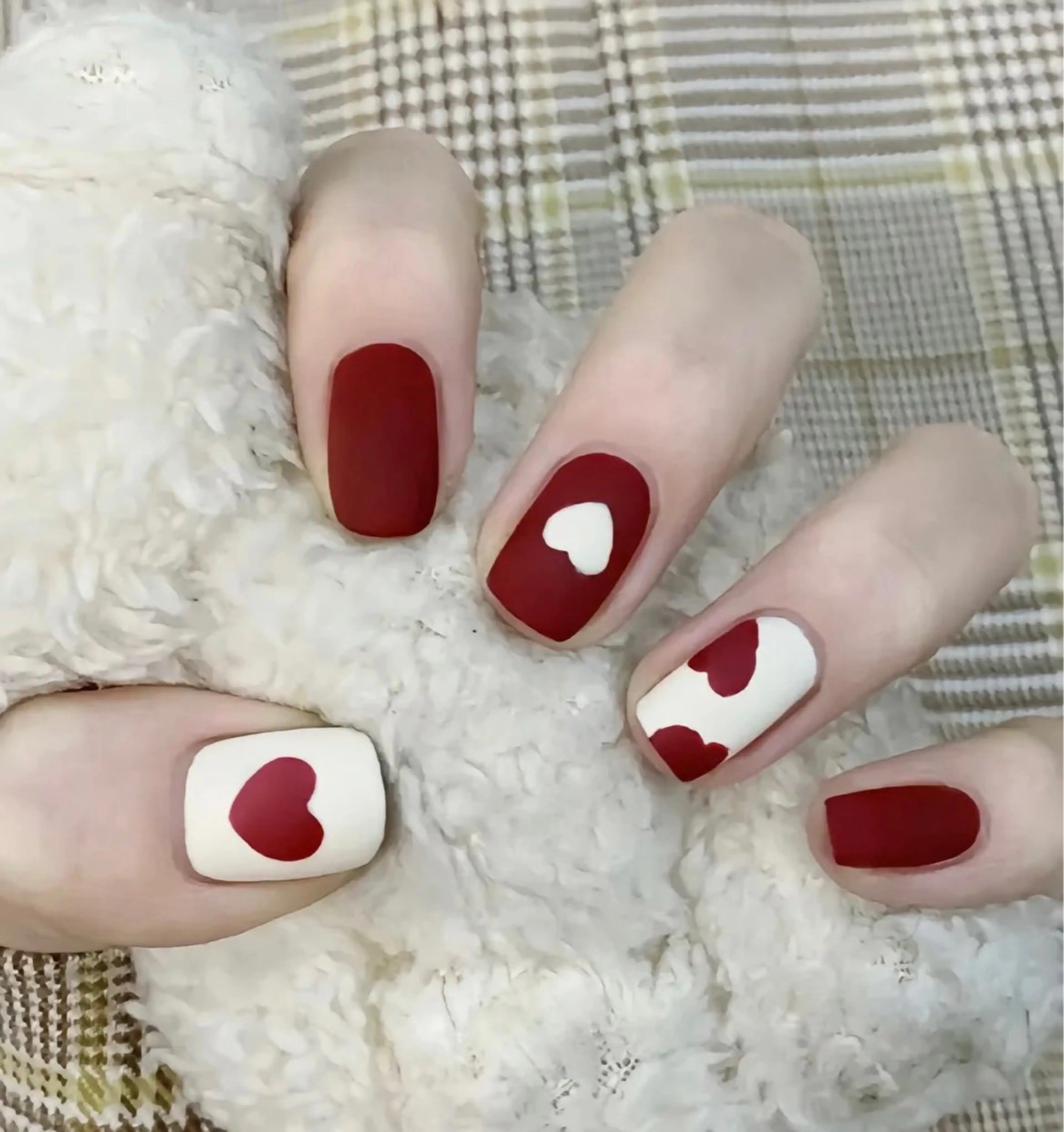 ネイル ハンドネイル Horie 雪のネイルデザイン