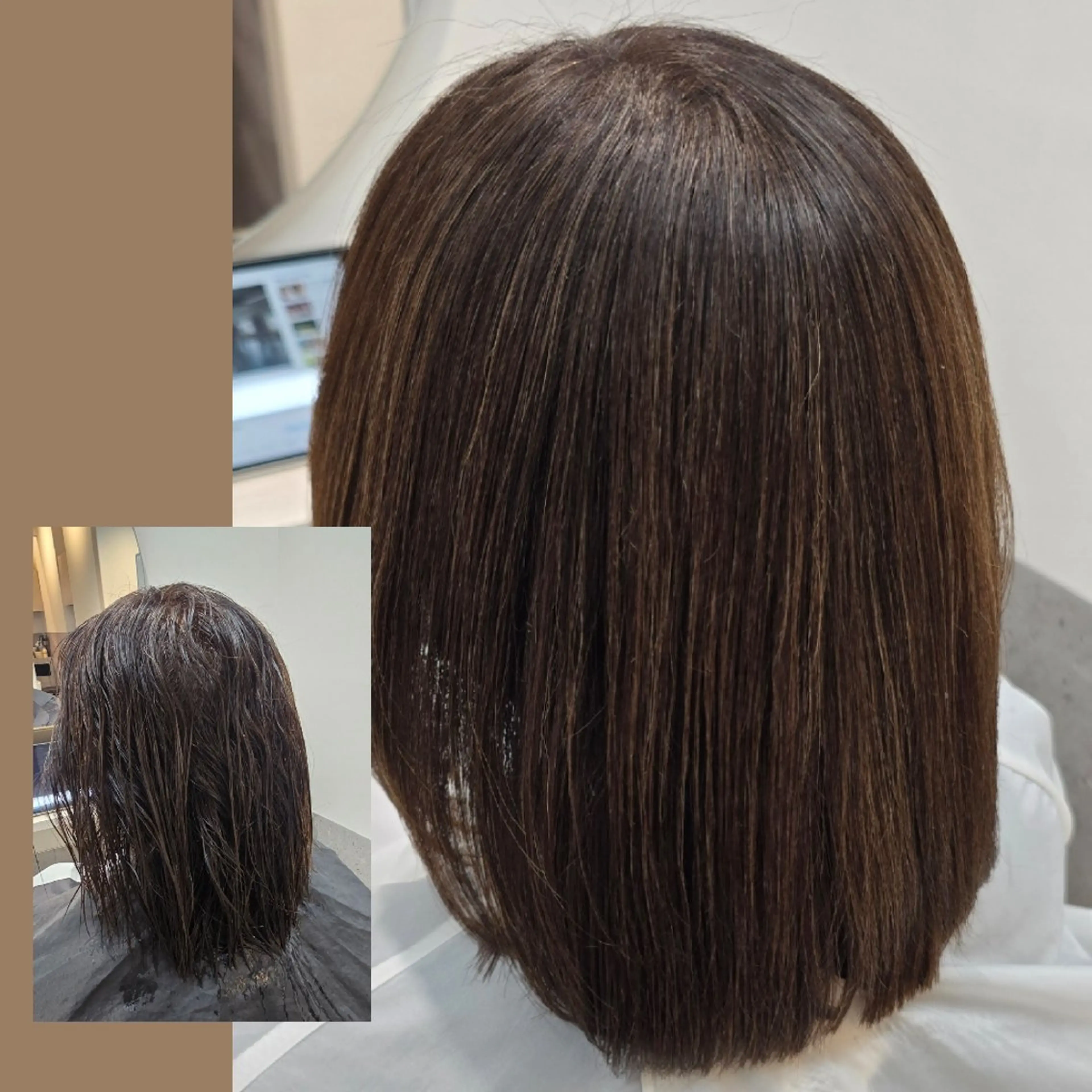 ミディアム 縮毛矯正 村田香奈 ｜ere／博多🌿のヘアスタイル