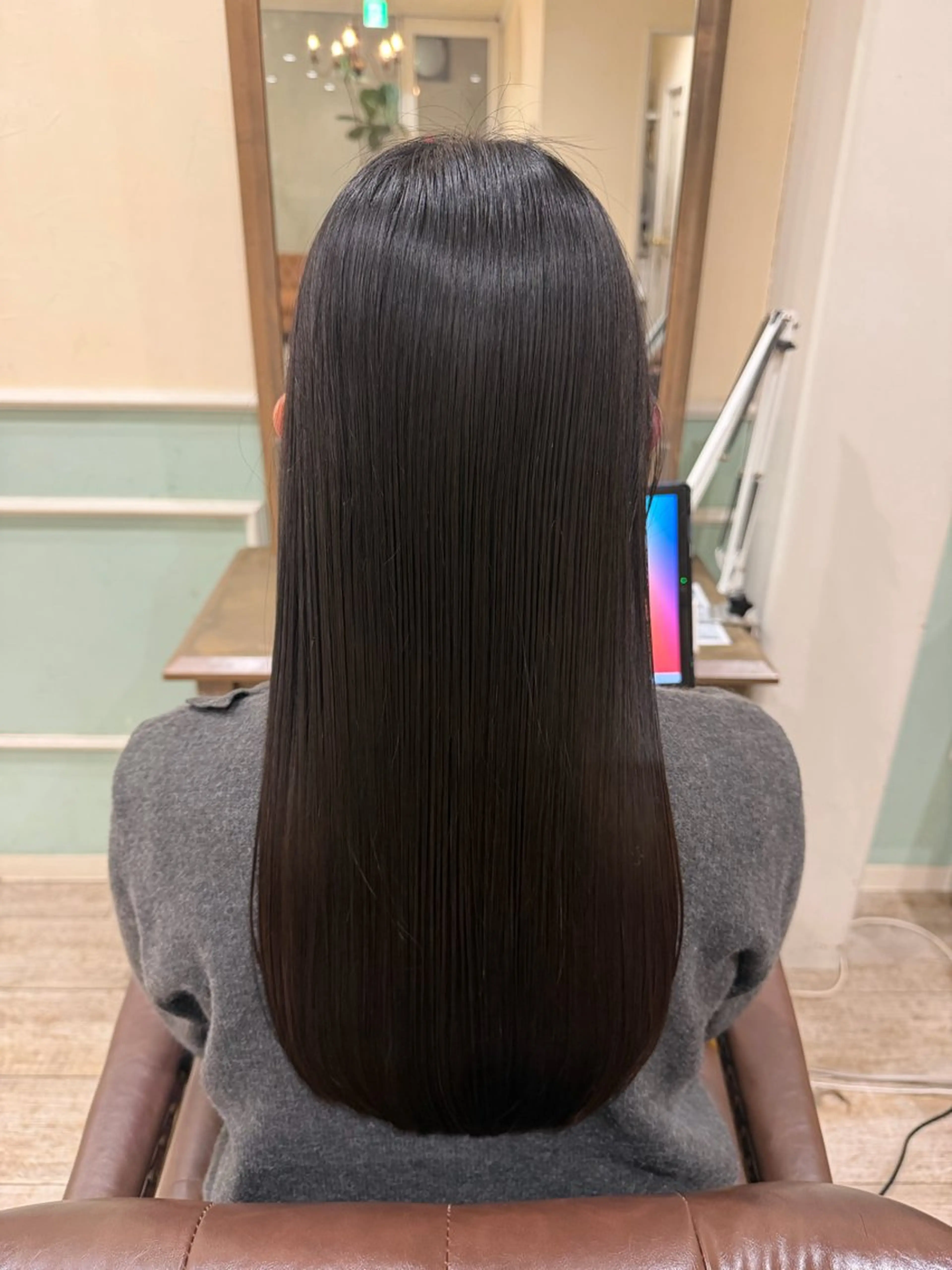 ロング カラー 髪質改善 レイヤーカット ロング カット ヘアカラー 縮毛矯正 トリートメント 新越谷noble店長 松本拓也▶◀*.のヘアスタイル
