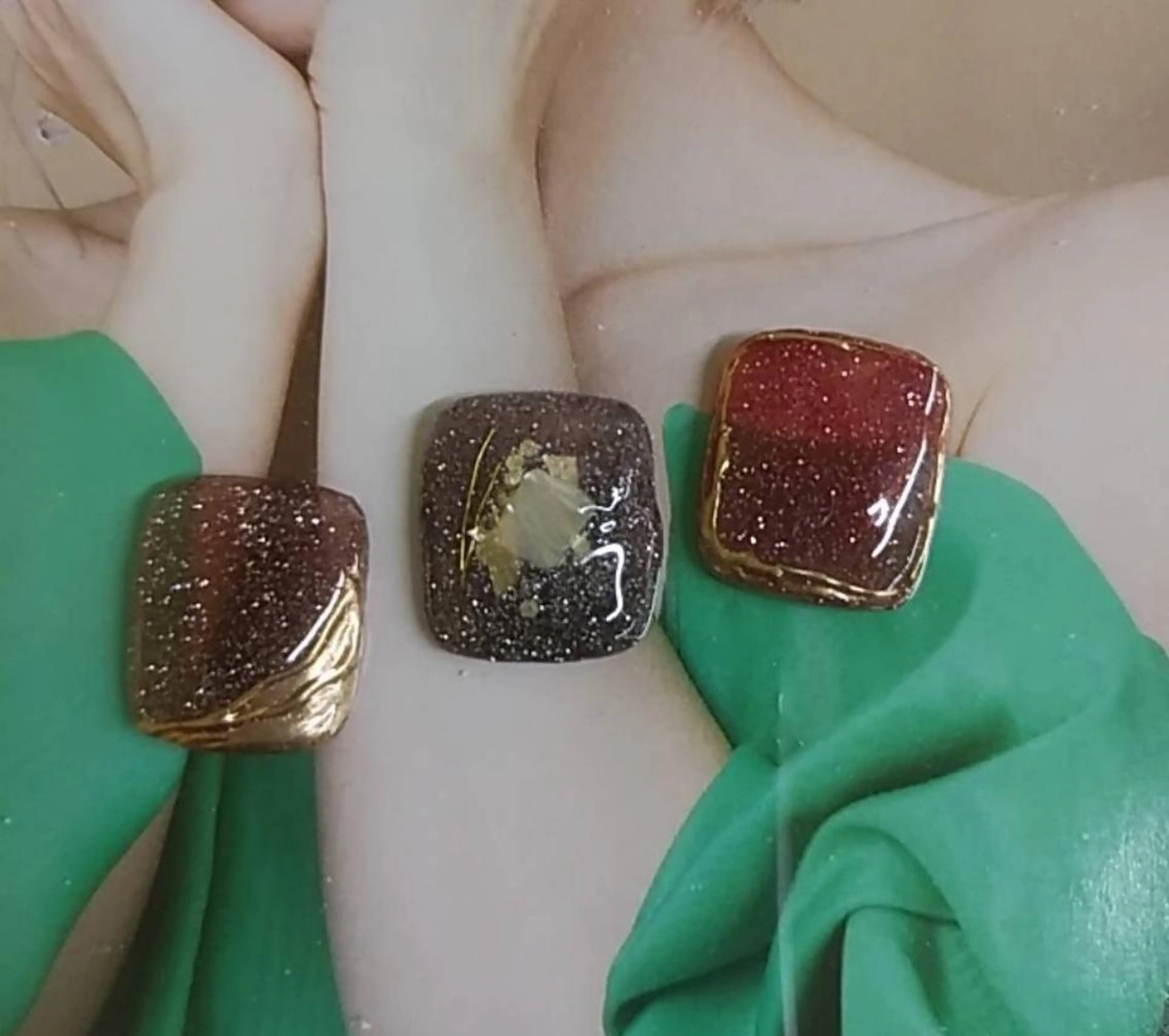 ネイル アートネイル フラッシュネイル プライベートサロン RosyLily所属・プライベートサロン Rosy Lilyのネイルデザイン