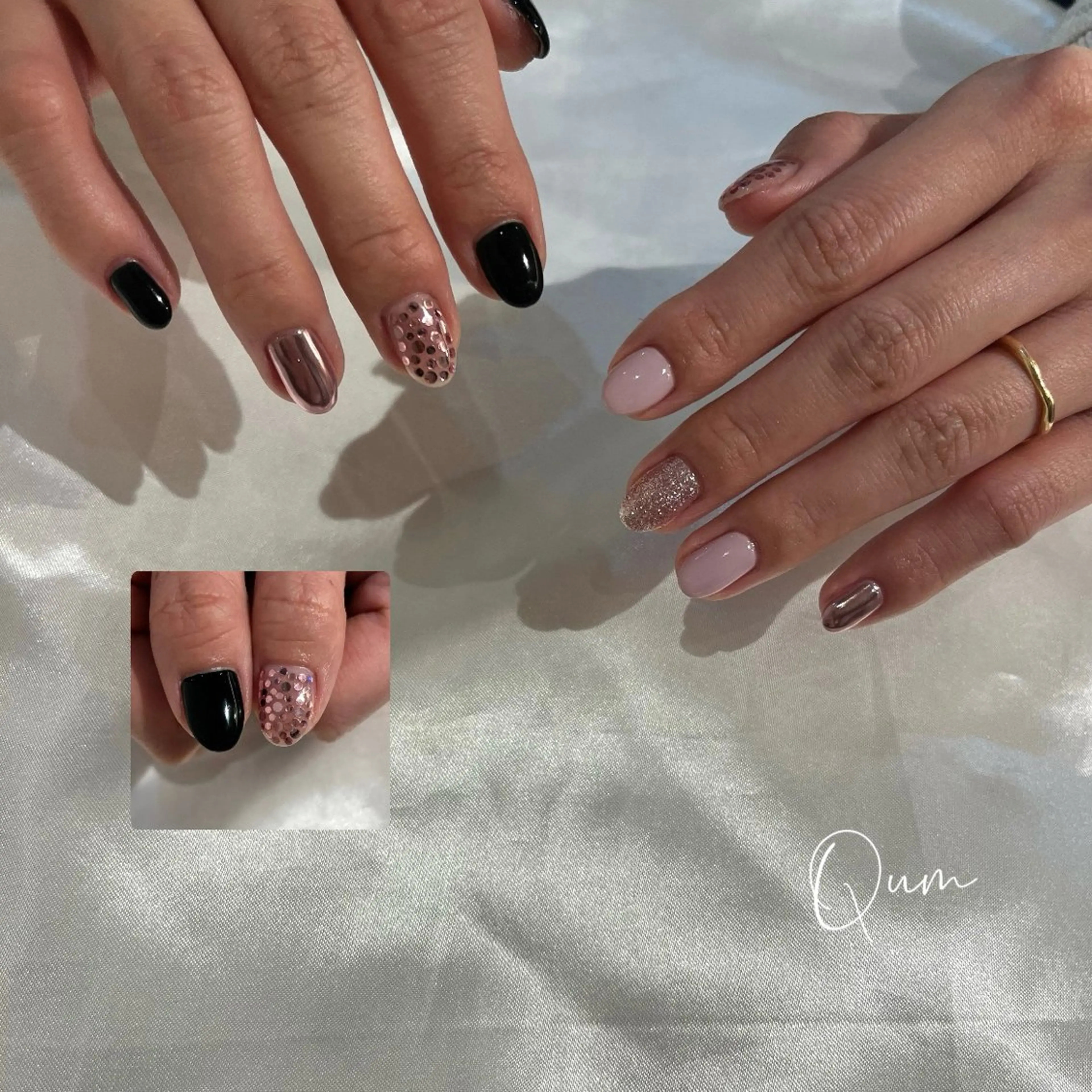 ネイル ハンドネイル nail salon Qumのネイルデザイン