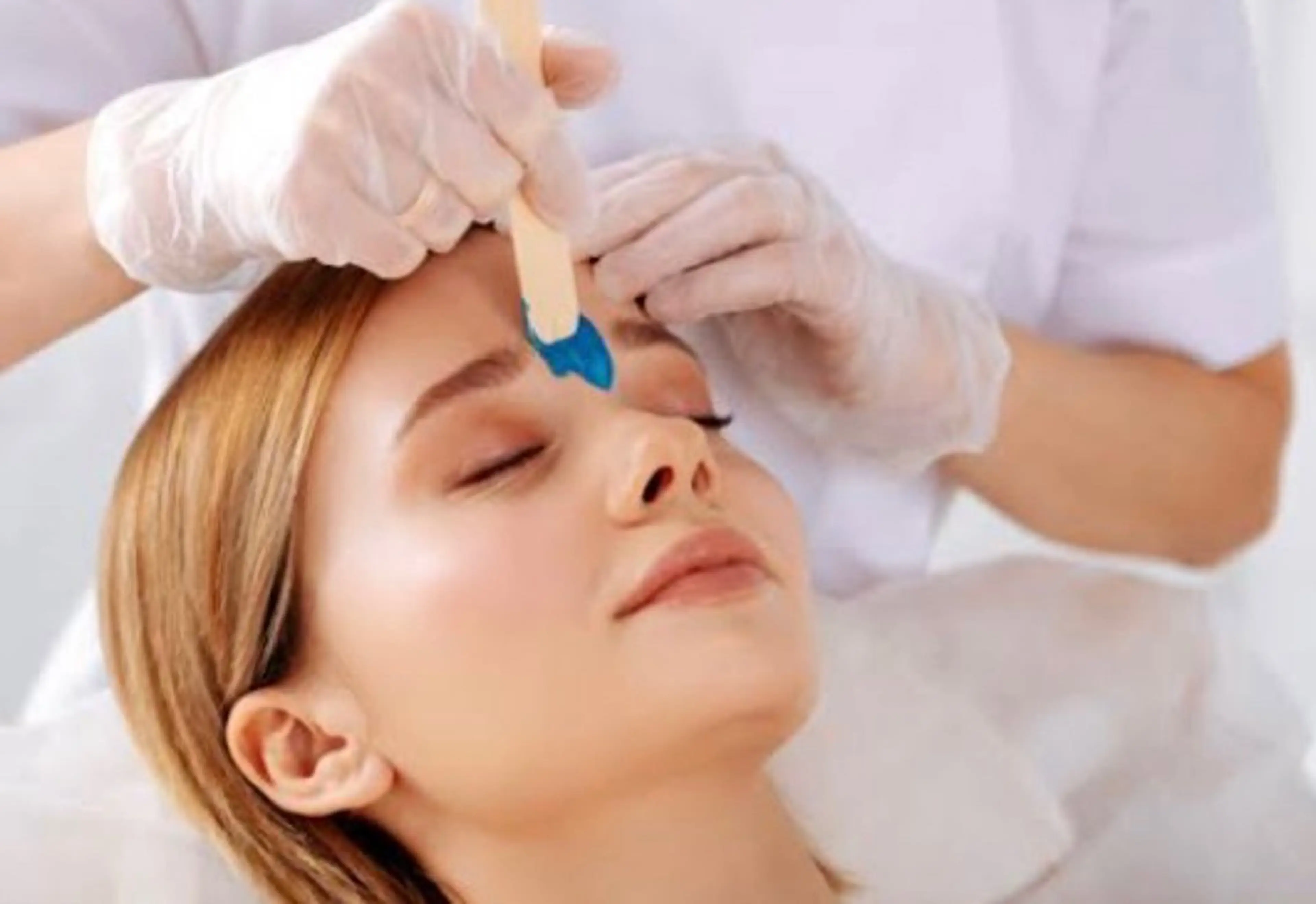 ワックス脱毛　顔　保湿ケア付きの写真