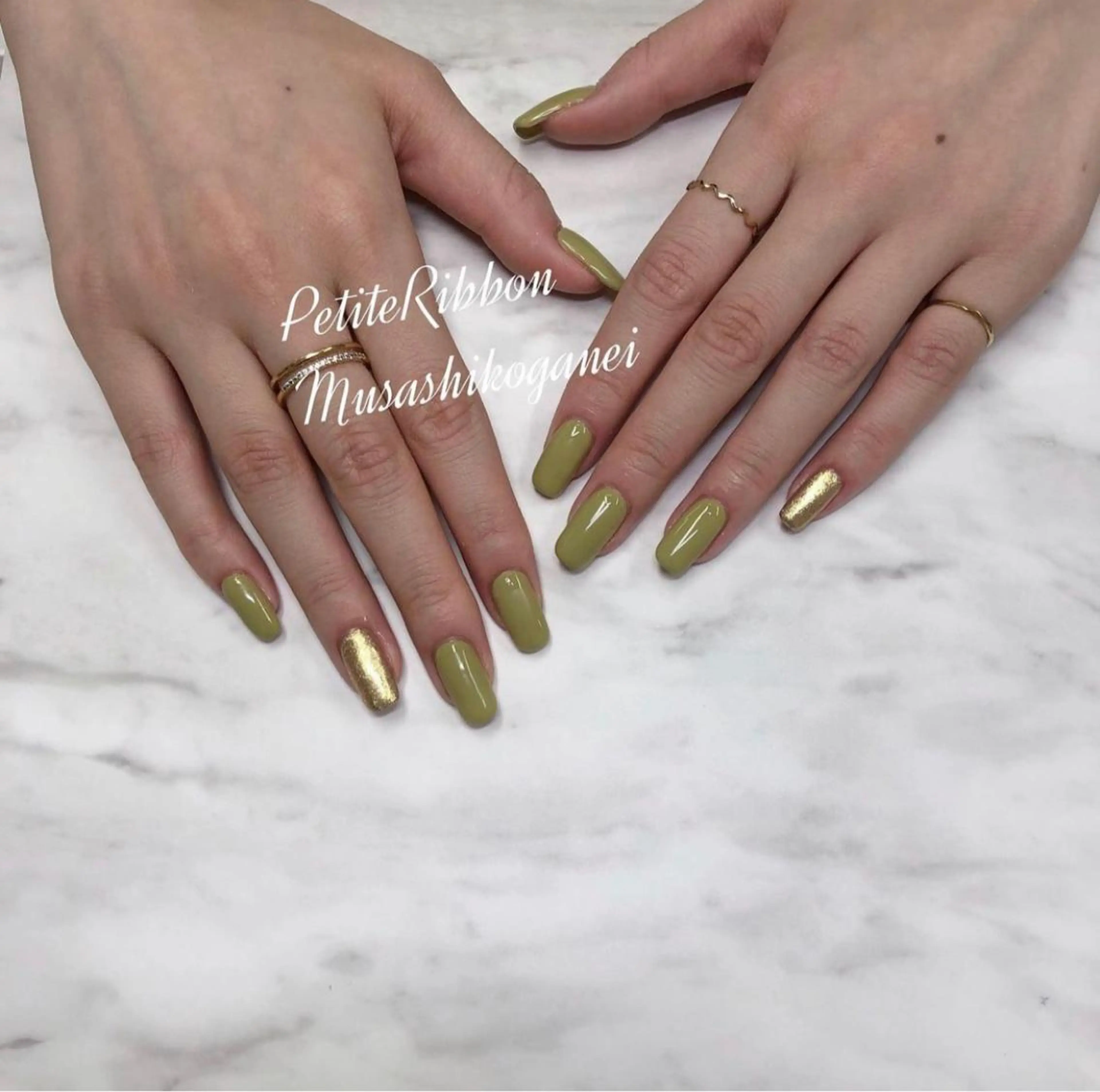 ネイル ハンドネイル プティリボン 武蔵小金井店のネイルデザイン