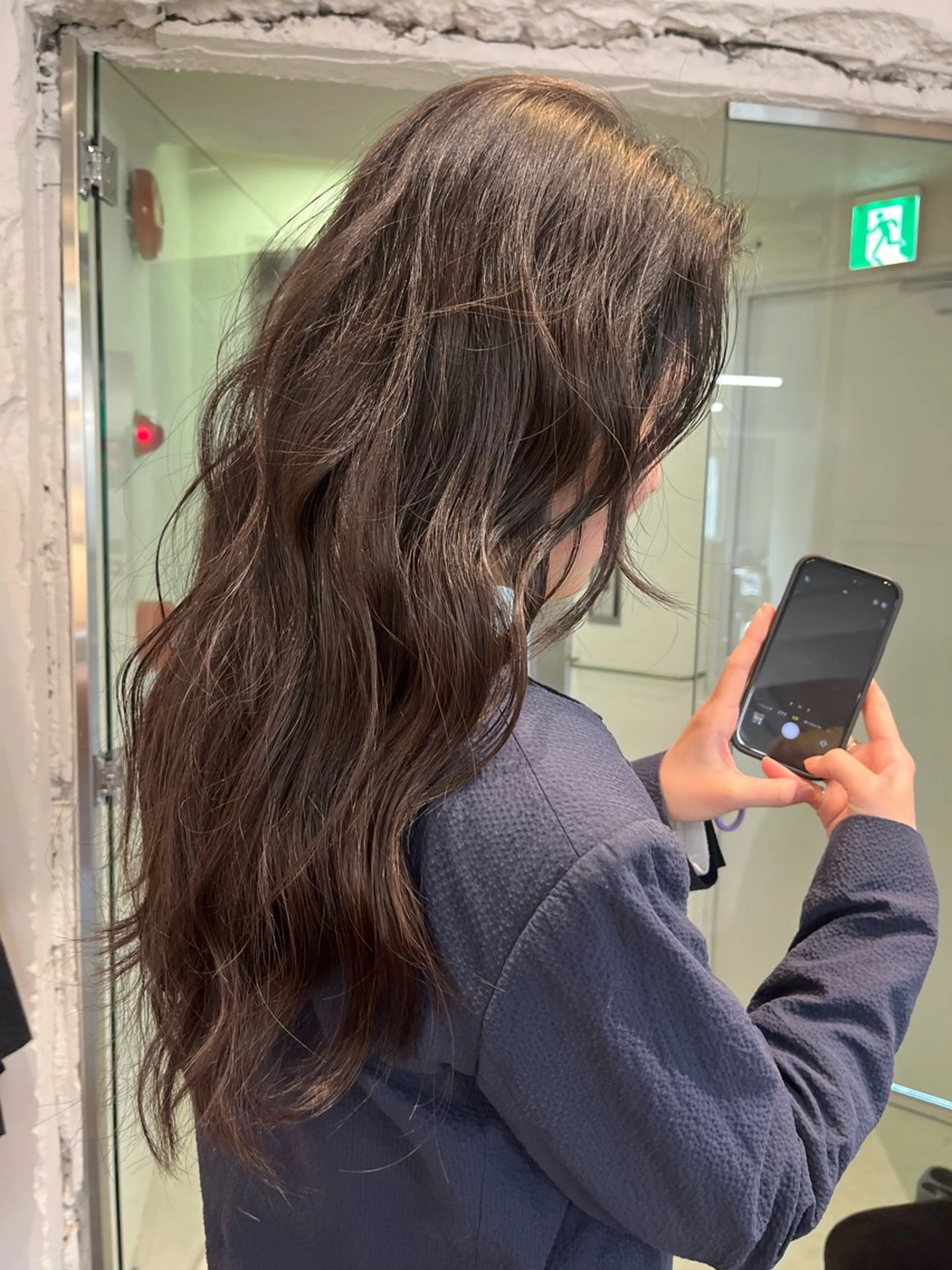 ロング レイヤー/ケアパーマ /ニュアンス/モードのヘアスタイル