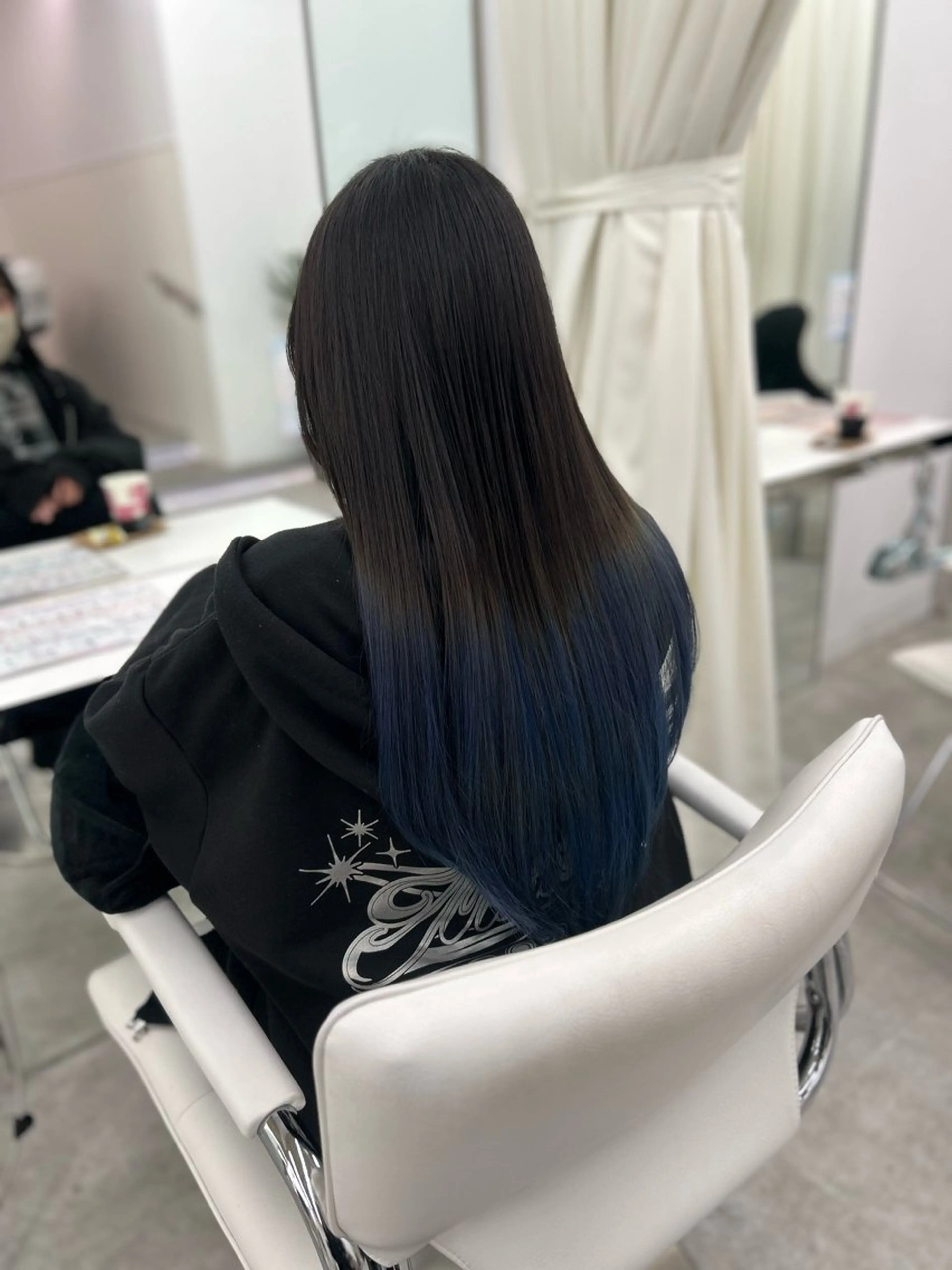 ロング カラー ヘアカラー ヘッドスパ はるか/透明感暗髪 /ヘアアレンジ🤍のヘアスタイル